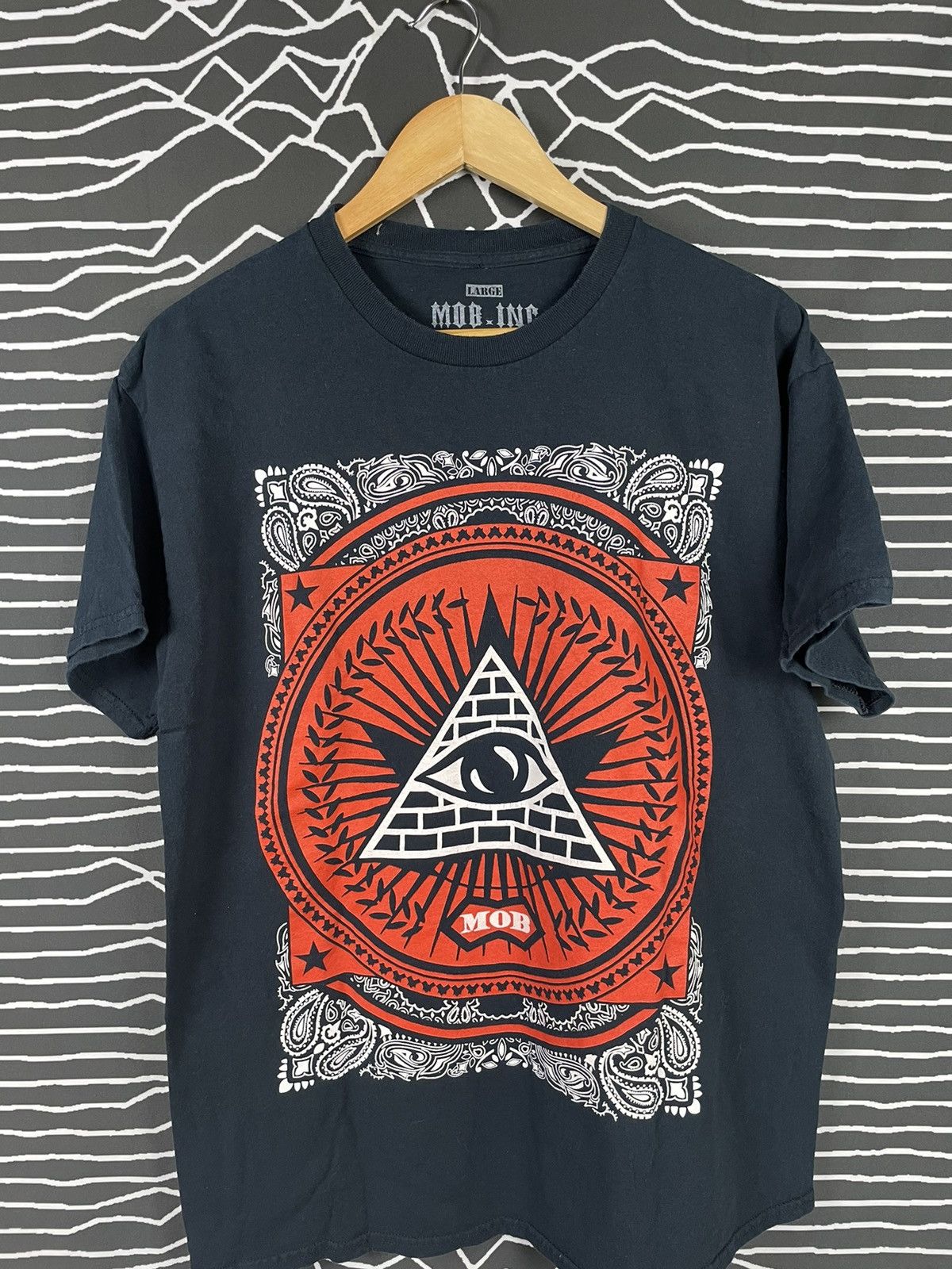Grailed MOB INC Black Tshirt Size US L / EU 52-54 / 3 - 1 Thumbnail