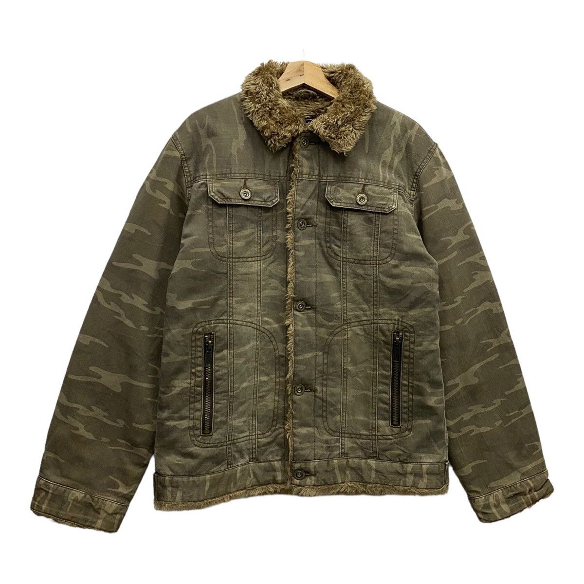 14th Addiction VINTAGE JAPANESE KISSMARK CAMOUFLAGE I6W9 LGB STYLE Size US M / EU 48-50 / 2 - 4 Thumbnail