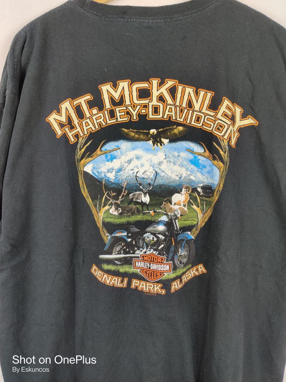 Band Tees Vintage Harley Davidson Mt McKinley Alaska Wold T-Shirt Size US XL / EU 56 / 4 - 1 Thumbnail