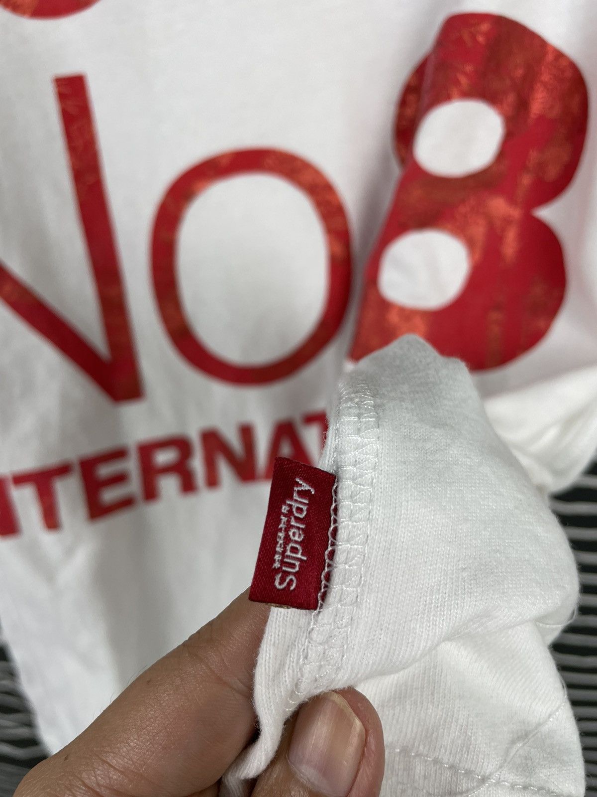 Japanese Brand Superdry No8 International Tshirt Size US L / EU 52-54 / 3 - 6 Thumbnail