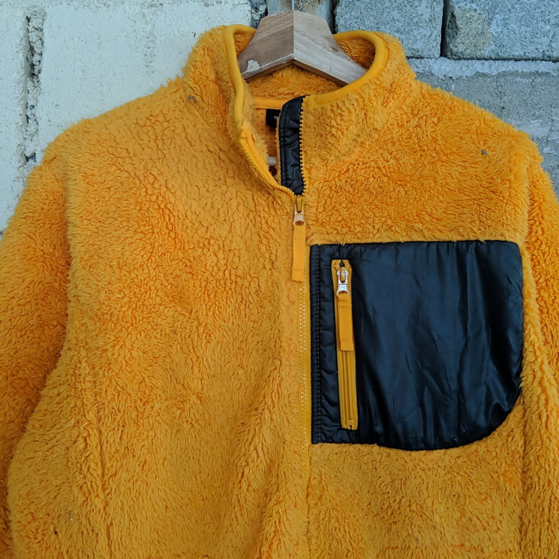 Japanese Brand Grow Sord Retro-x Zip Sherpa Deep Pill Jacket Sheep Rare Size US L / EU 52-54 / 3 - 3 Thumbnail
