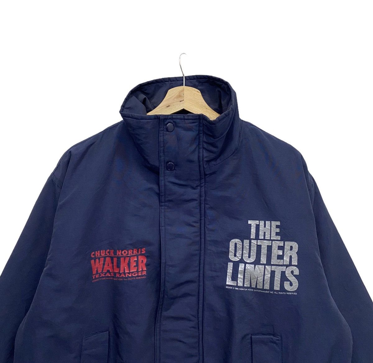 Vintage × Warner Bros VINTAGE 1996 CHUCK NORRIS WALKER TEXAS RANGER MOVIE JACKET Size US XL / EU 56 / 4 - 8 Thumbnail
