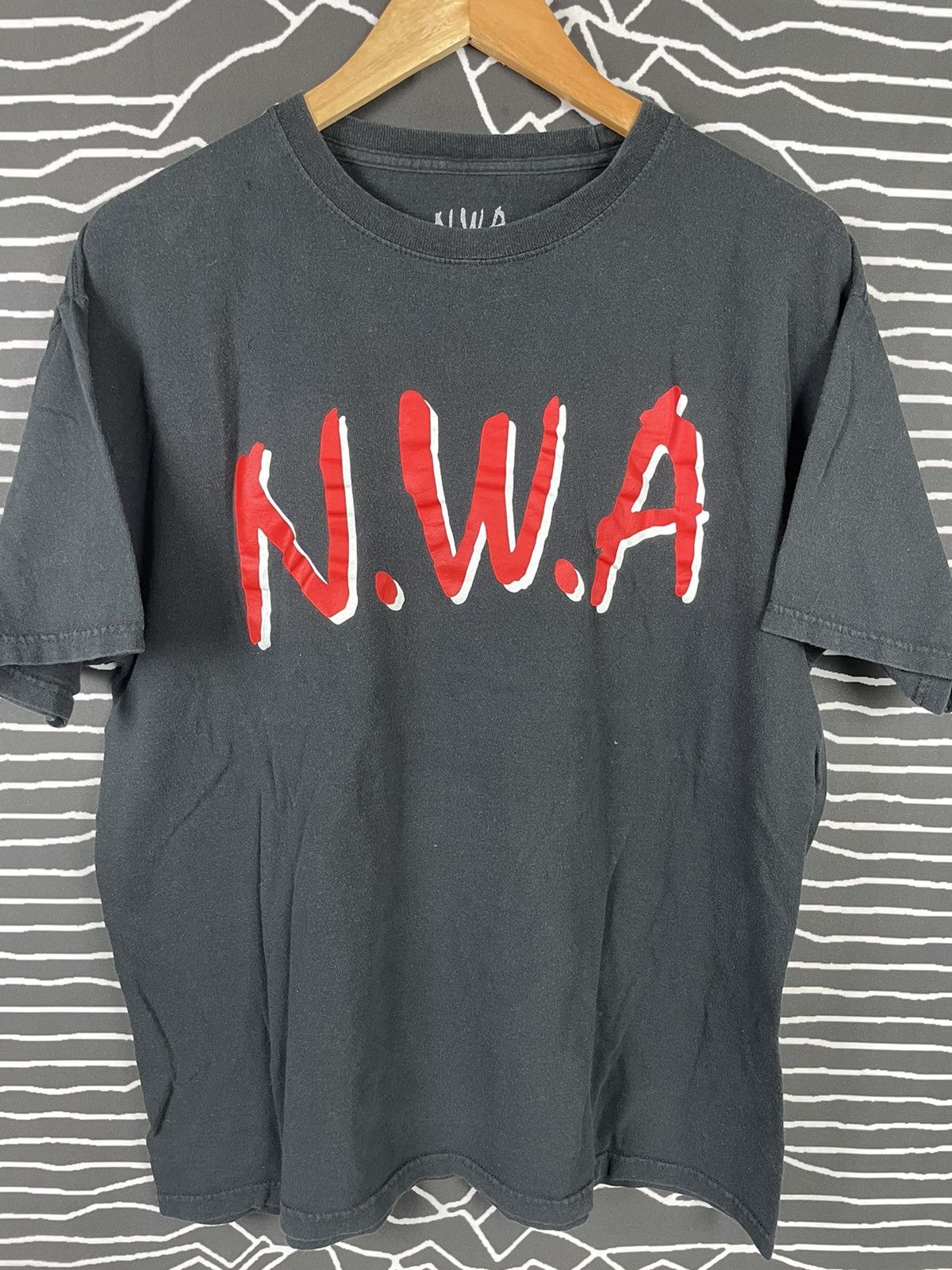 Band Tees N.W.A Rap Tees Hip Hop Spellout Shirt Size US L / EU 52-54 / 3 - 1 Thumbnail