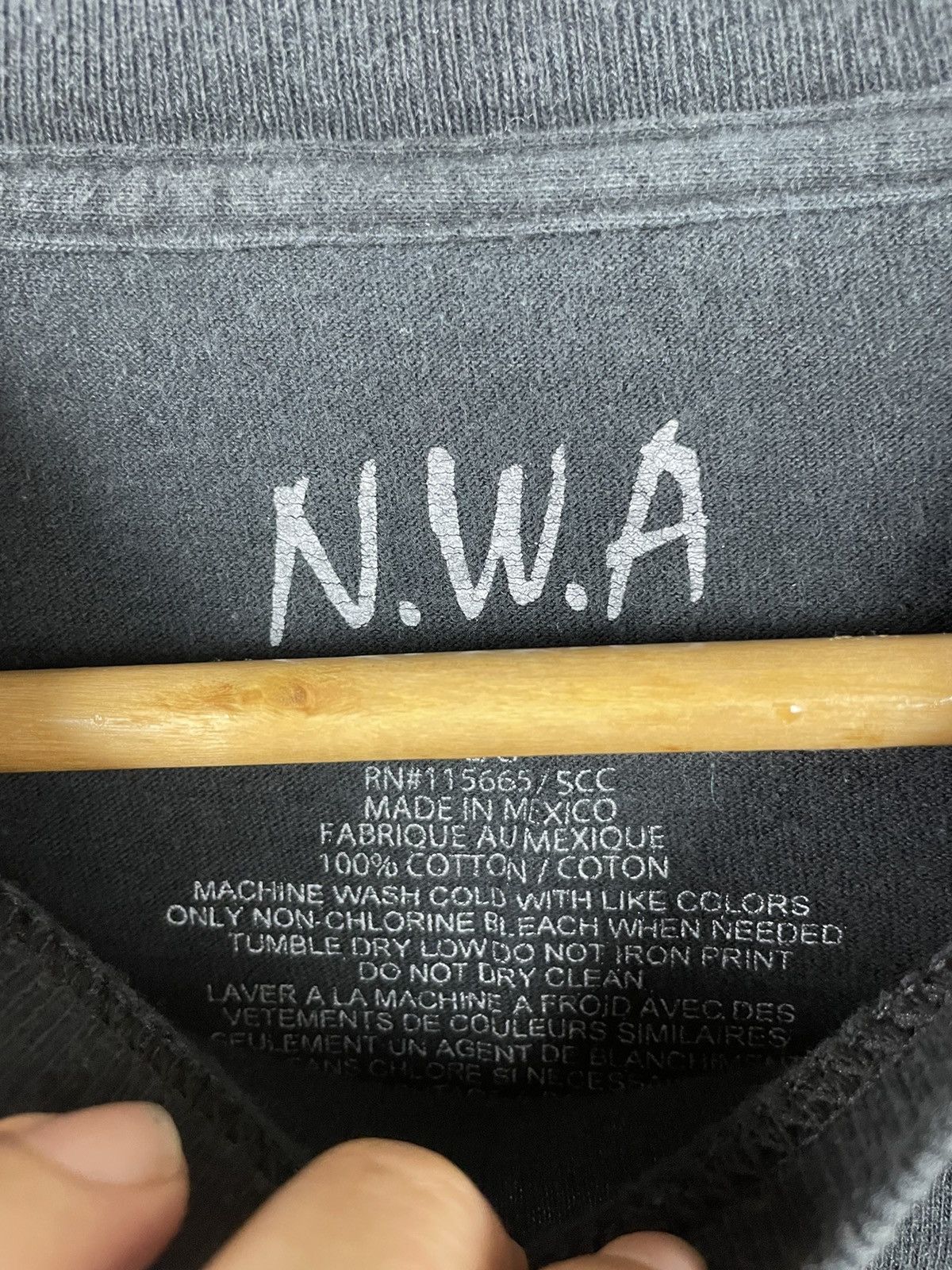 Band Tees N.W.A Rap Tees Hip Hop Spellout Shirt Size US L / EU 52-54 / 3 - 3 Thumbnail