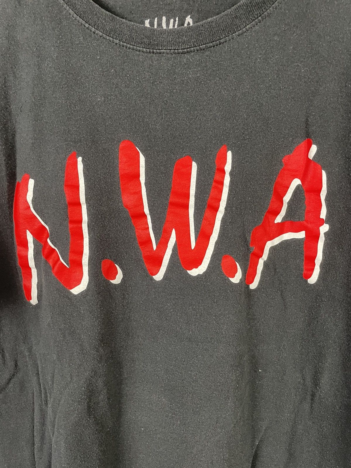 Band Tees N.W.A Rap Tees Hip Hop Spellout Shirt Size US L / EU 52-54 / 3 - 2 Thumbnail