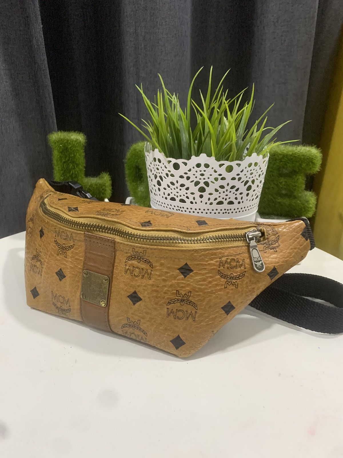 Vintage STEAL!! Waist Bag MCM Monogram Grailed