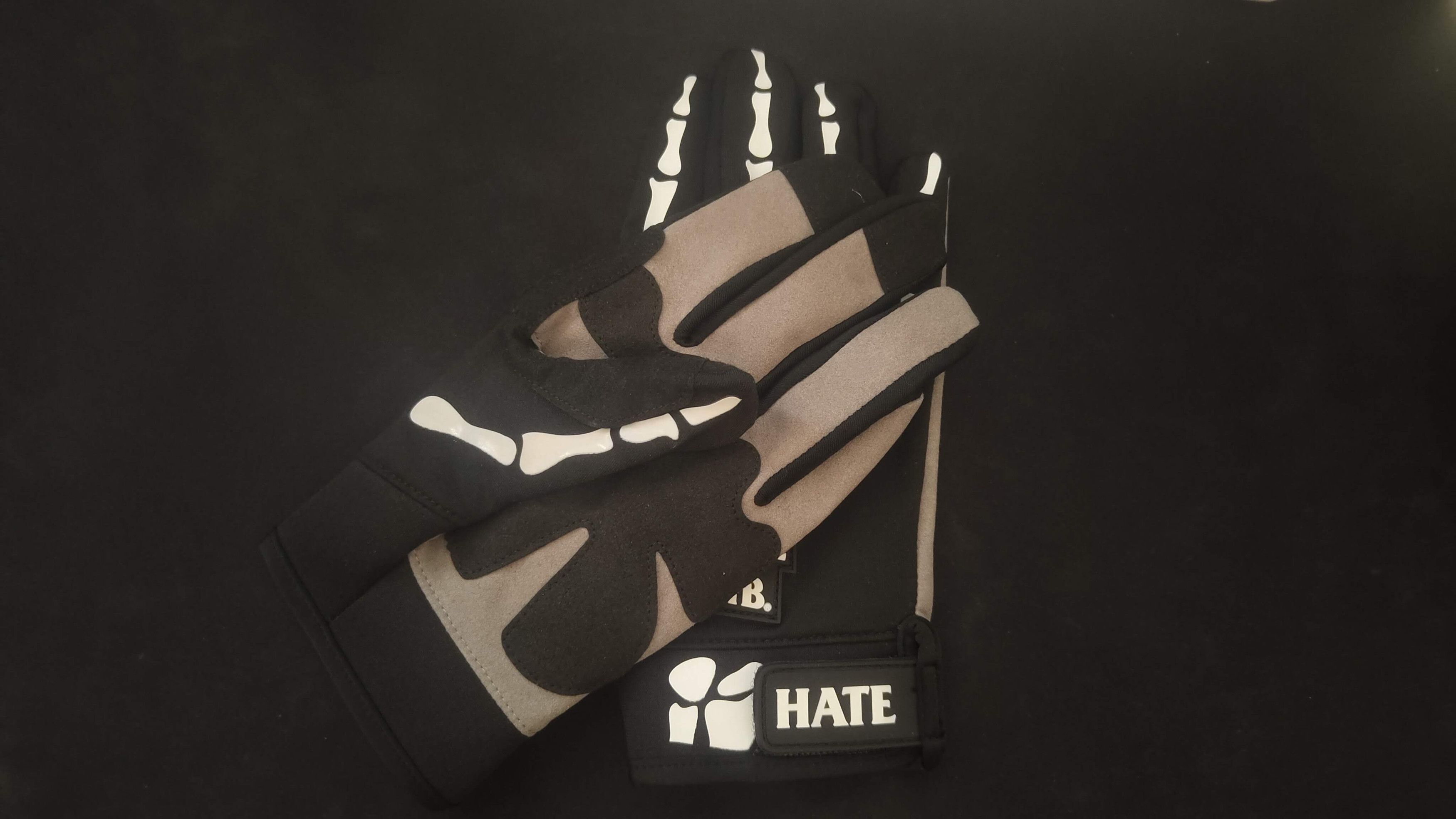 Anti Social Social Club Anti Social Social Club To The Bone Gloves Size ONE SIZE - 2 Thumbnail