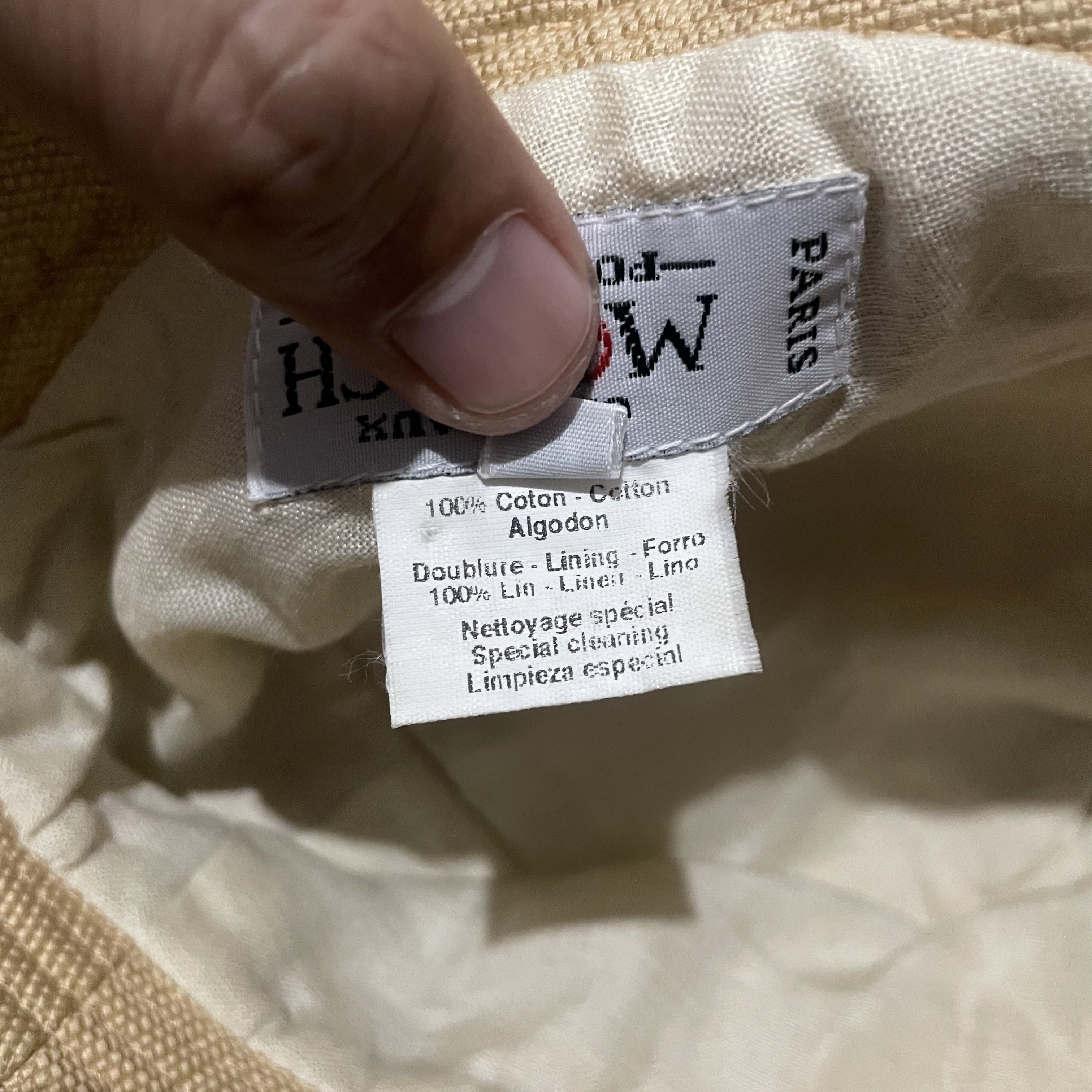 Hermes × Vintage Hermes Chapeaux Motsch Pour Hermes Bucket Hat Size ONE SIZE - 7 Thumbnail