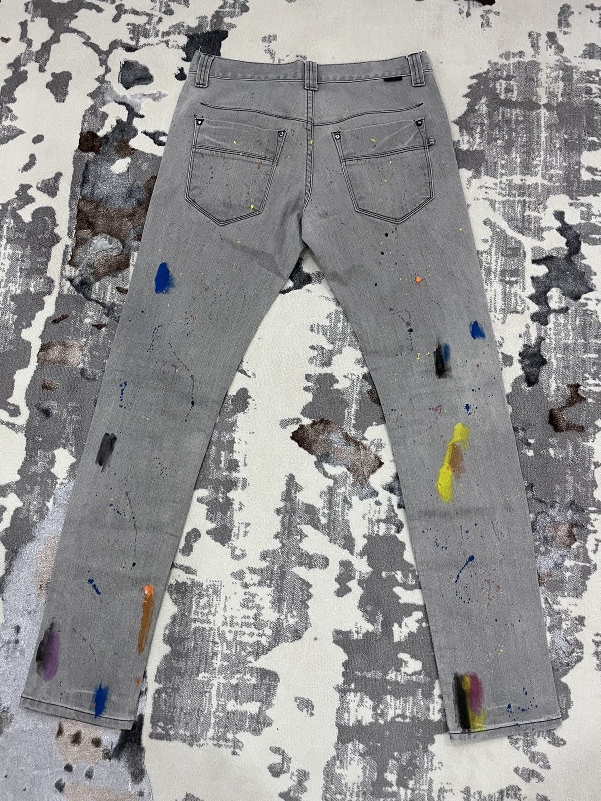 Neil Barrett Painting Jeans Blackbarrett by Neil barrett Size US 31 - 5 Thumbnail
