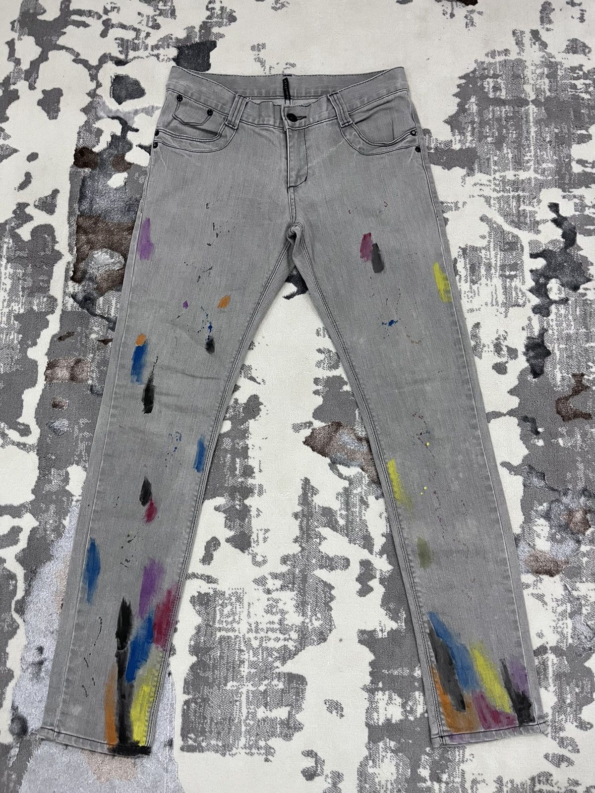 Neil Barrett Painting Jeans Blackbarrett by Neil barrett Size US 31 - 1 Thumbnail