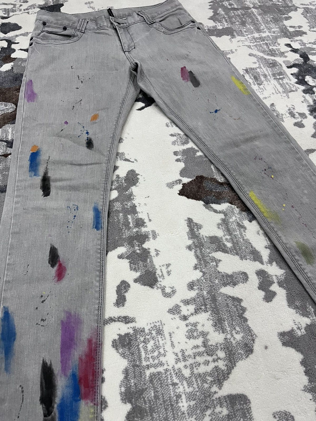 Neil Barrett Painting Jeans Blackbarrett by Neil barrett Size US 31 - 3 Thumbnail
