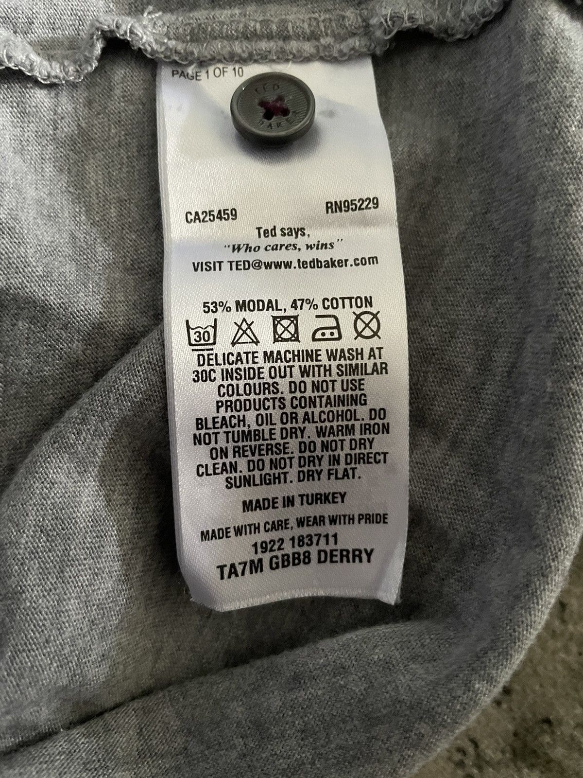 Ted Baker Ted Baker Polo Size US L / EU 52-54 / 3 - 8 Thumbnail