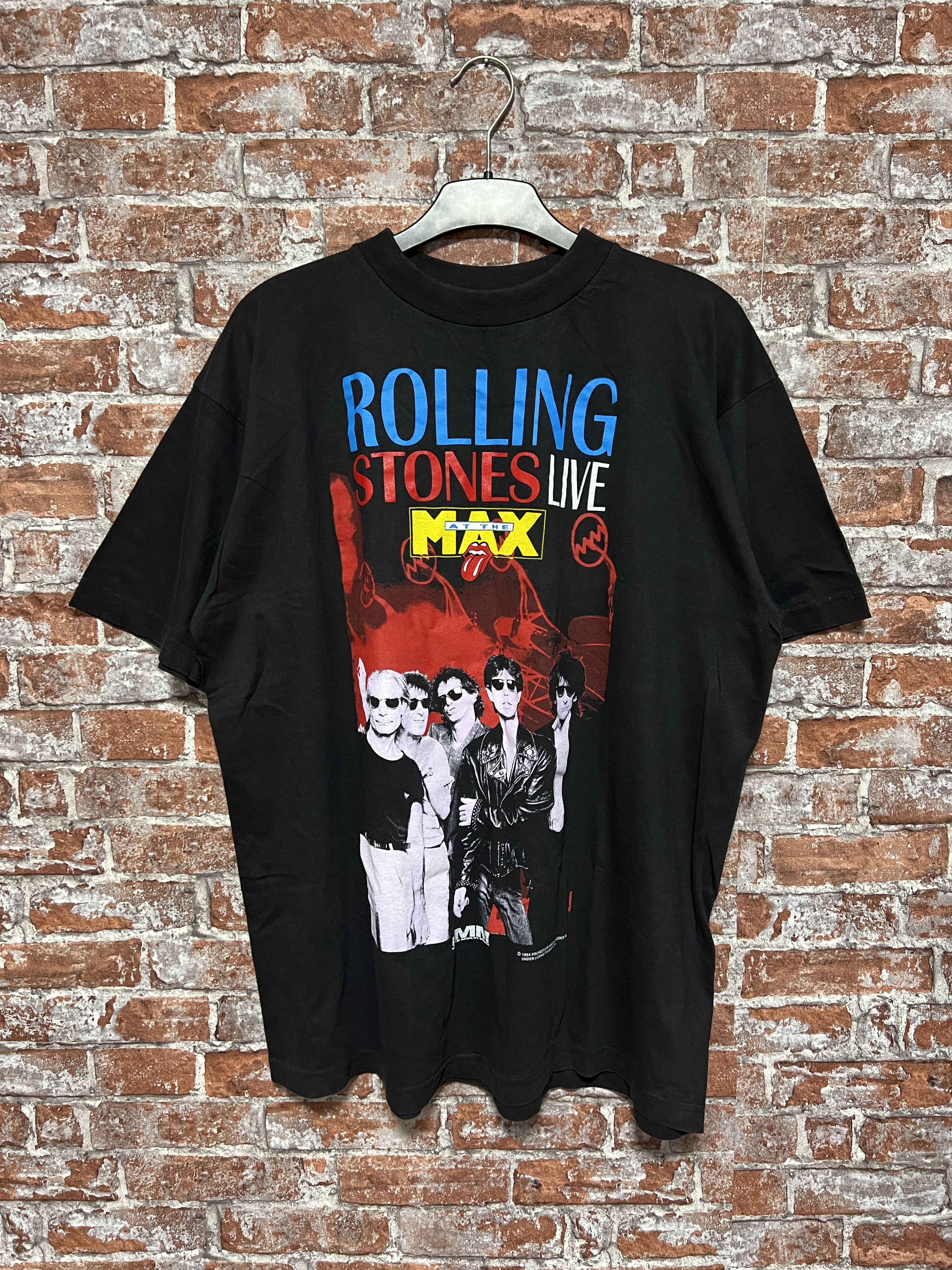 image of Band Tees x Rock T Shirt Rolling Stones 1994 Vintage Rock Band Tee in Black, Men's (Size XL)