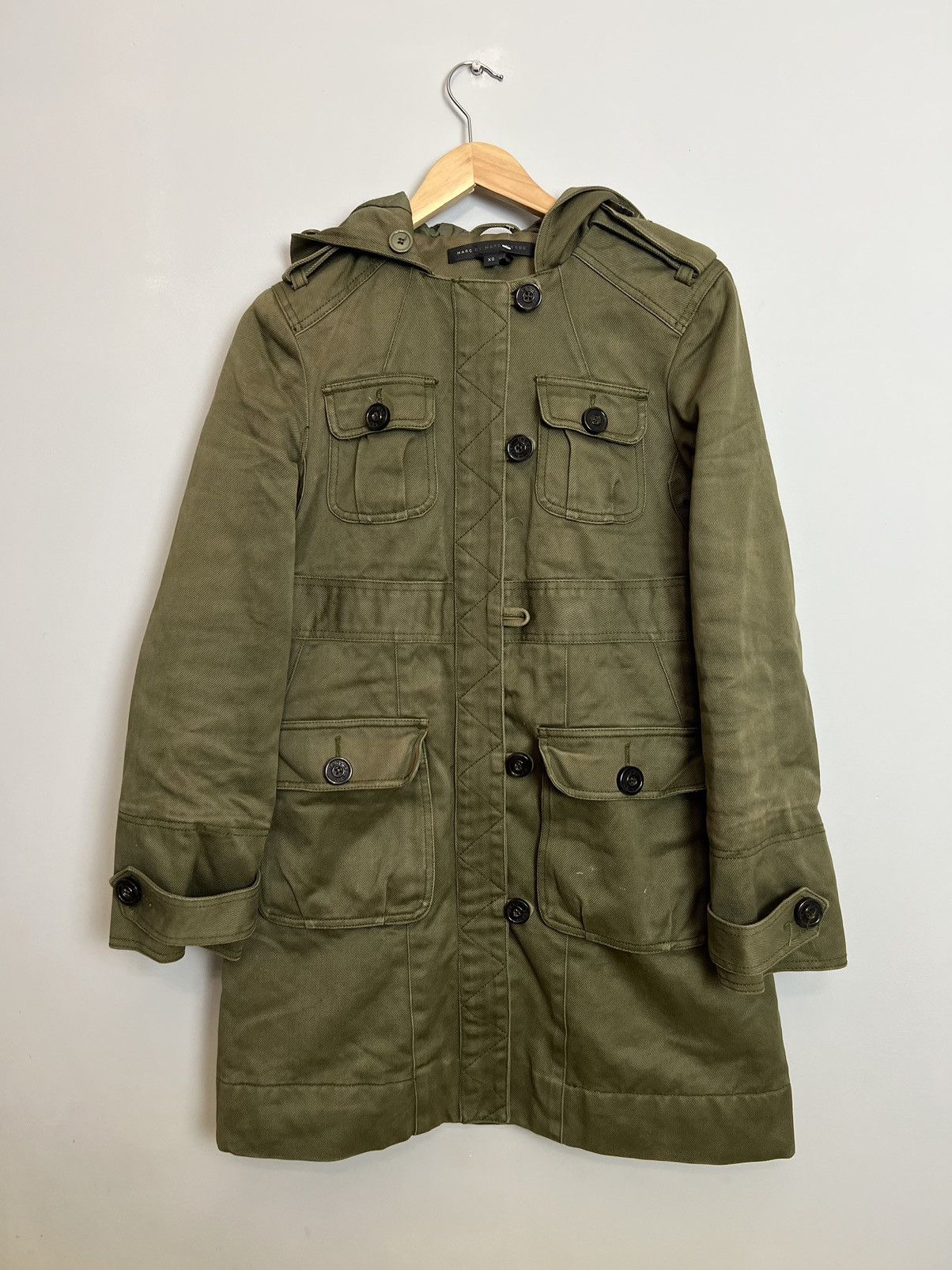 Marc by Marc Jacobs Marc by MARC JACOBS Khaki Cargo Coat Jacket XS Designer Size XS / US 0-2 / IT 36-38 - 1 Thumbnail