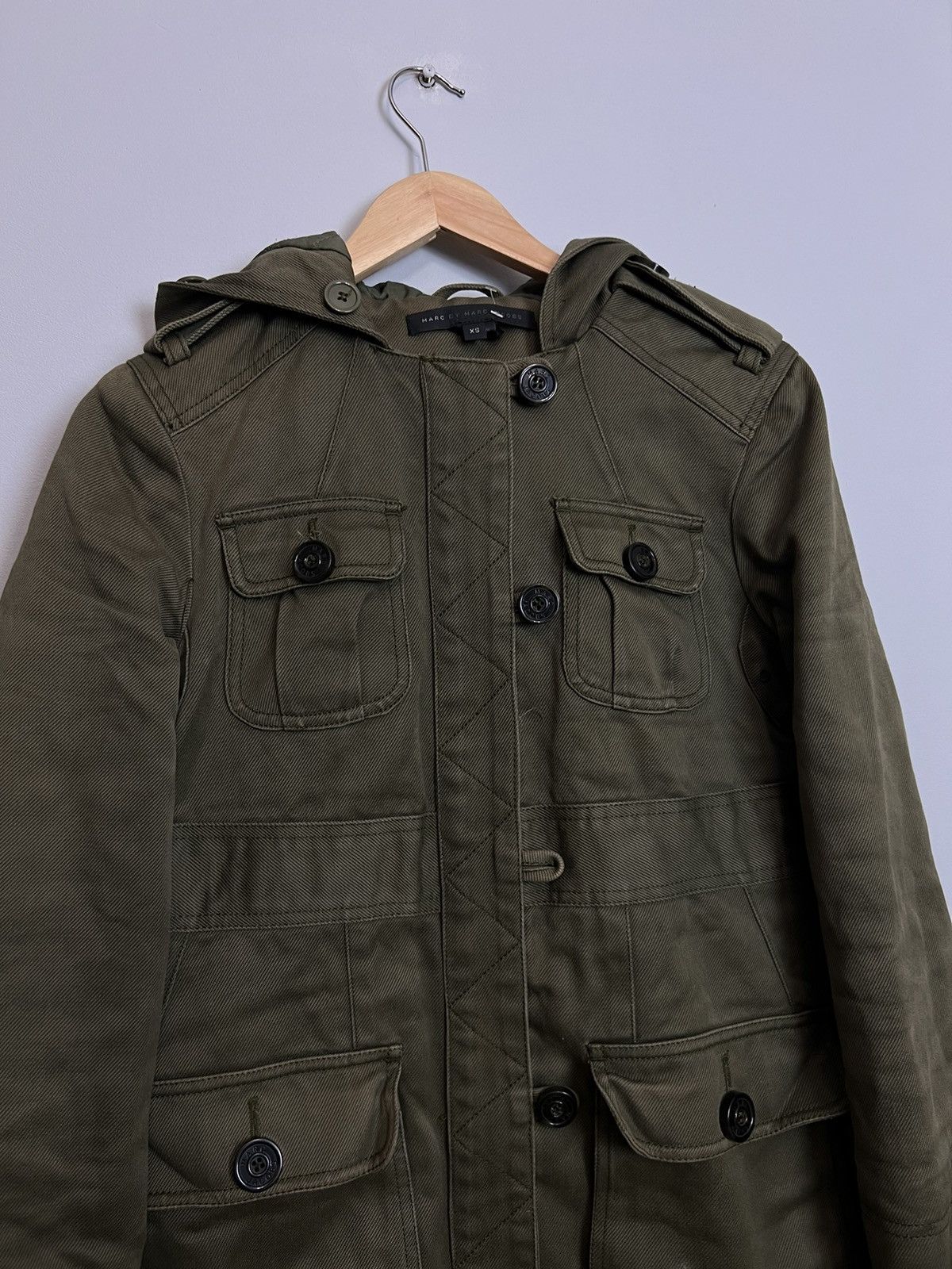 Marc by Marc Jacobs Marc by MARC JACOBS Khaki Cargo Coat Jacket XS Designer Size XS / US 0-2 / IT 36-38 - 5 Thumbnail