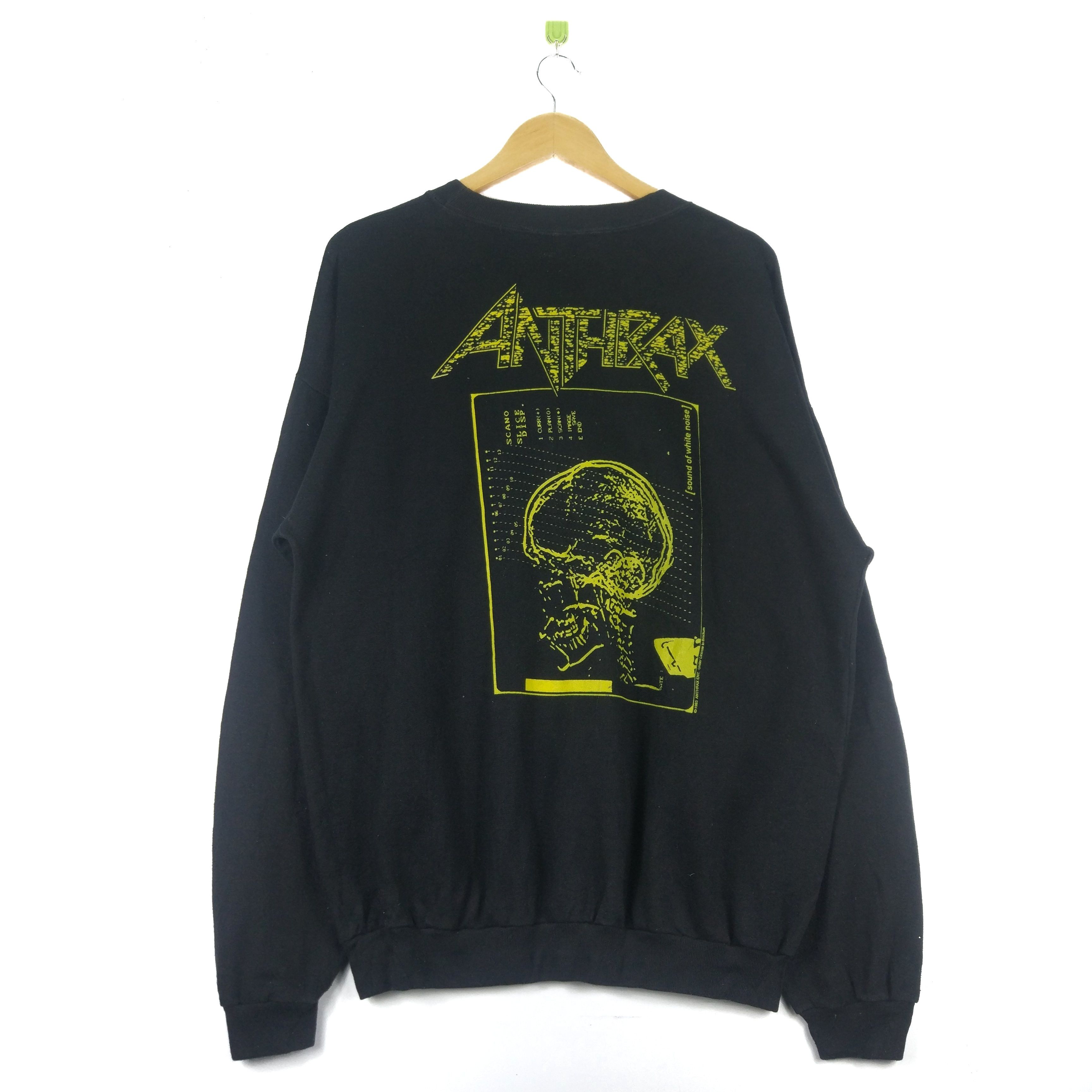 Band Tees ANTHRAX Vintage 93' Sound of White Noise Sweatshirt Size US XL / EU 56 / 4 - 2 Thumbnail