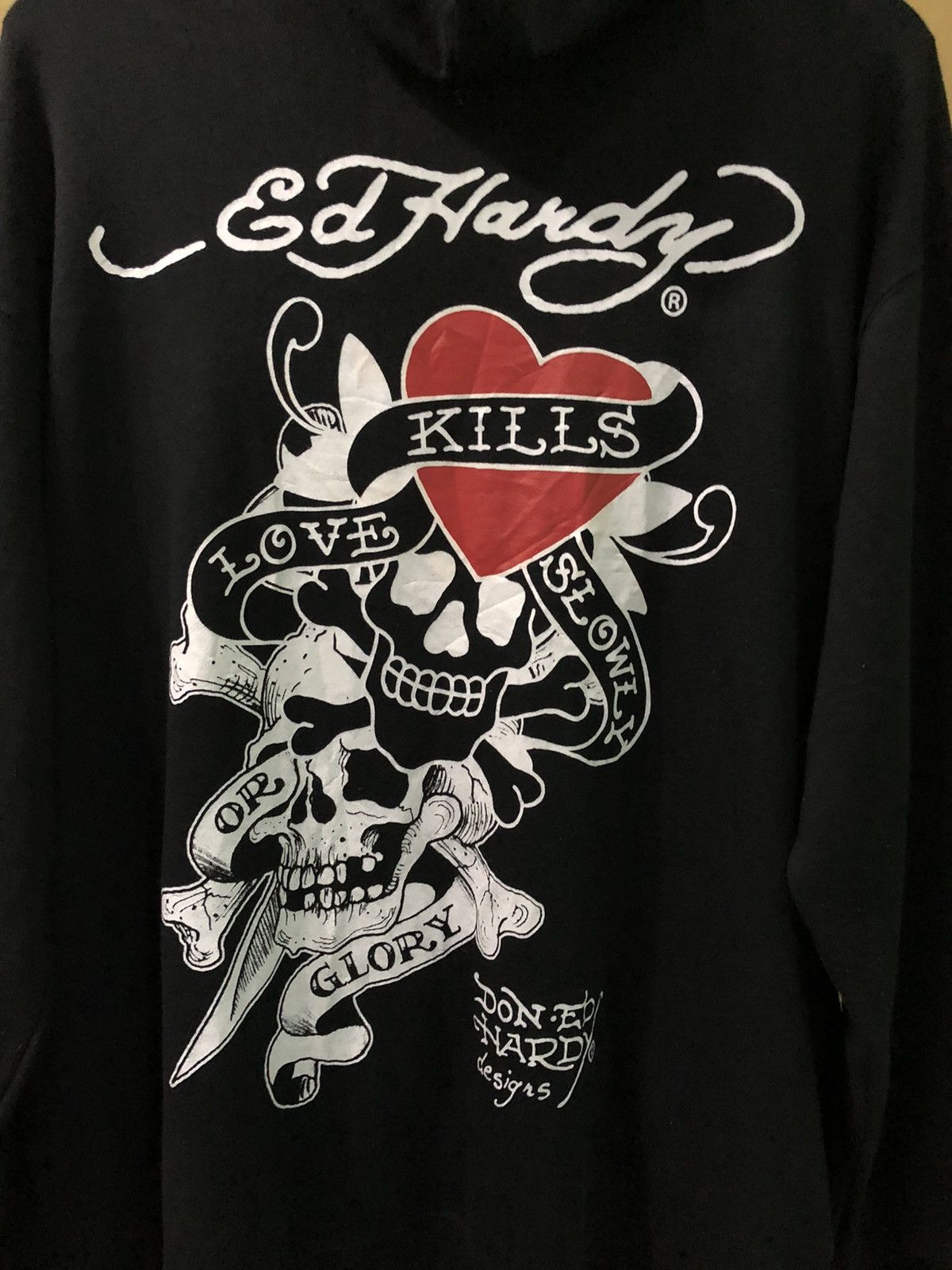 Christian Audigier Ed Hardy Hoodie Size US L / EU 52-54 / 3 - 6 Thumbnail