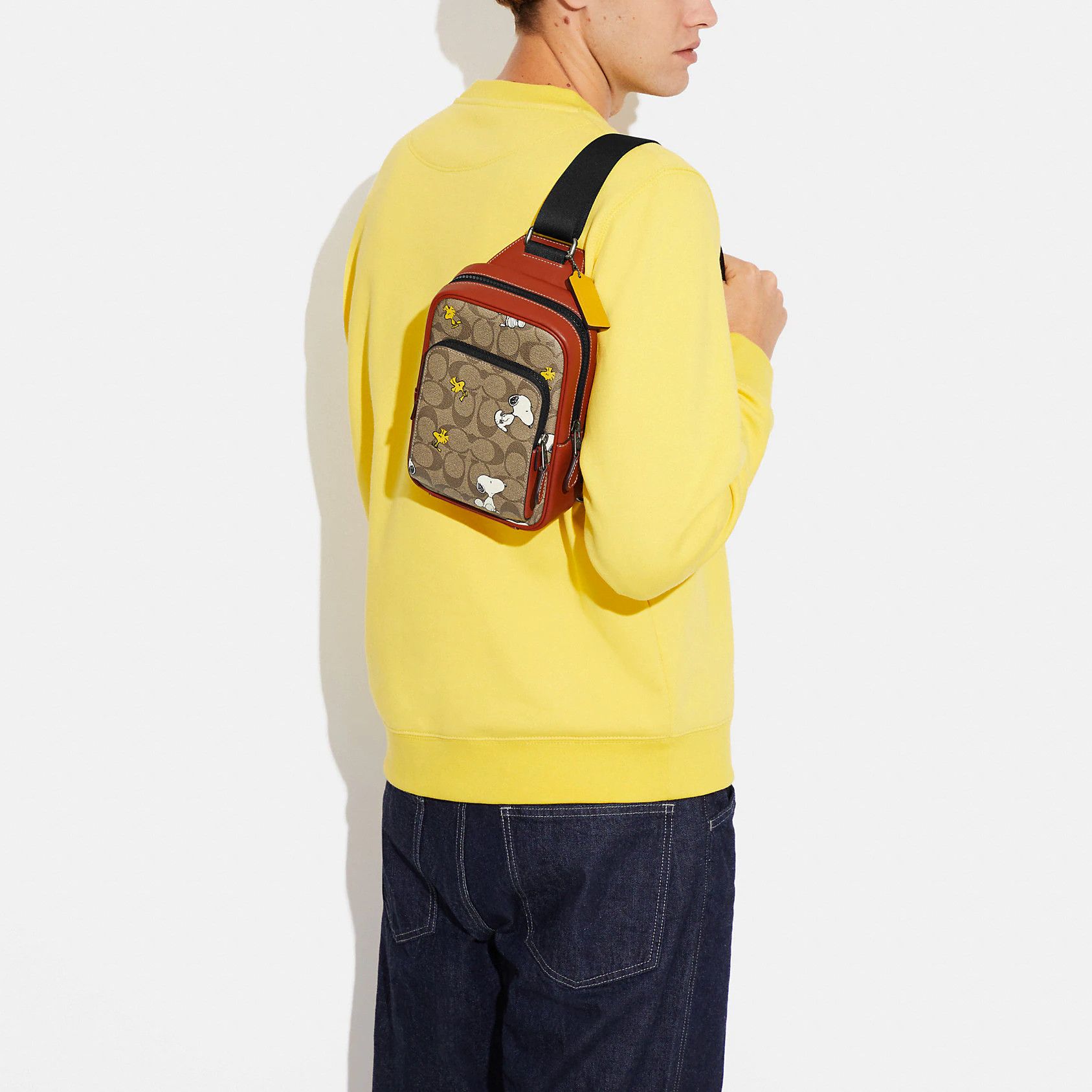 Coach Peanuts Track Pack 14 In Signature Canvas With Snoopy | Grailed