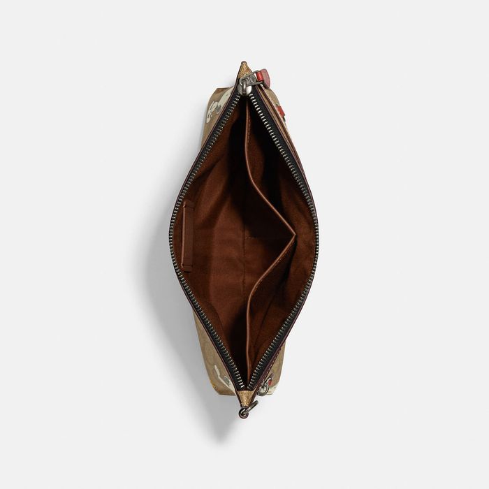 Coach Peanuts MEN'S Carry All Pouch With Snoopy Grailed