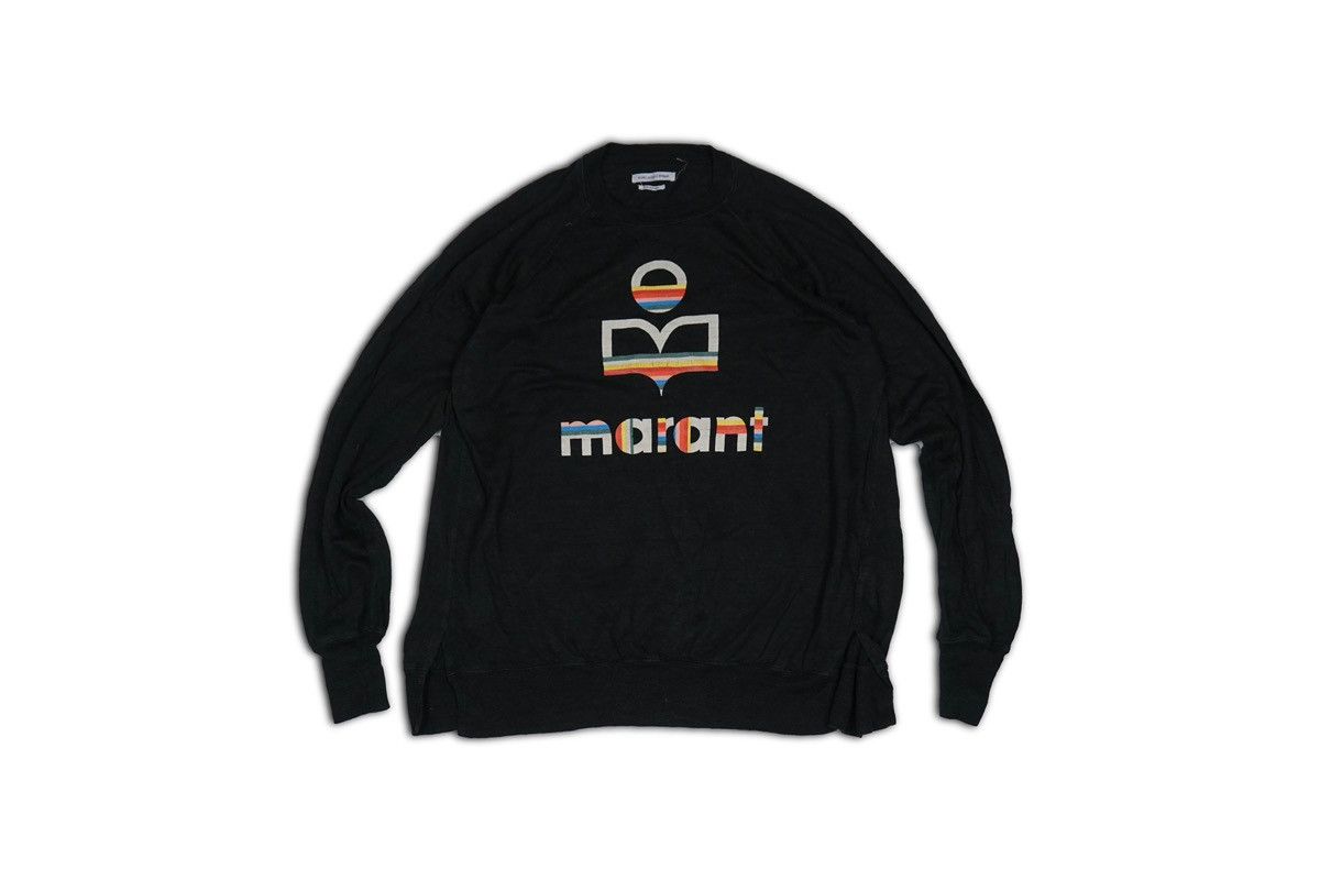 Isabel Marant × Vintage Isabel Marant longsleeve tee rainbow logo Size US M / EU 48-50 / 2 - 1 Thumbnail