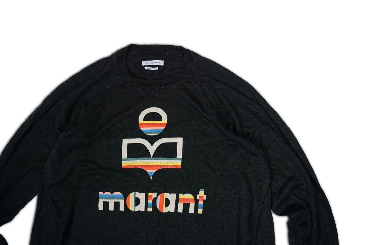Isabel Marant × Vintage Isabel Marant longsleeve tee rainbow logo Size US M / EU 48-50 / 2 - 2 Thumbnail