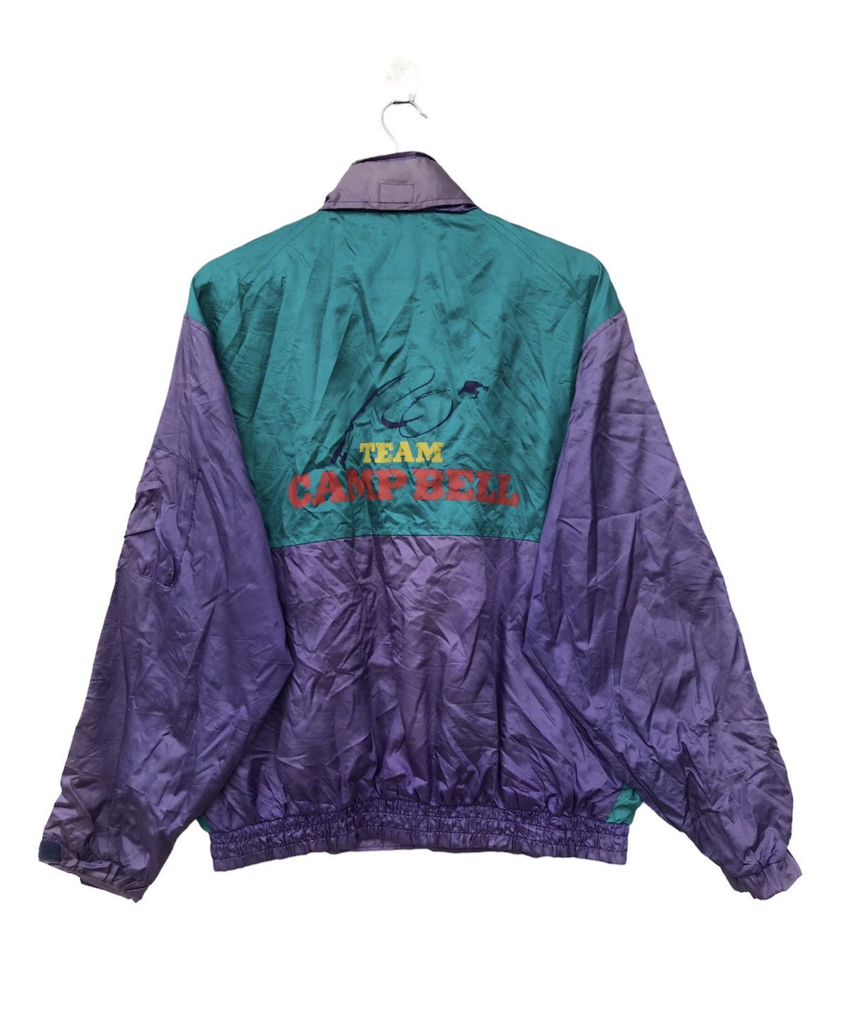 Japanese Brand × Vintage Japanese Vintage Gett Camp Bell Bomber Jacket Size US M / EU 48-50 / 2 - 2 Thumbnail