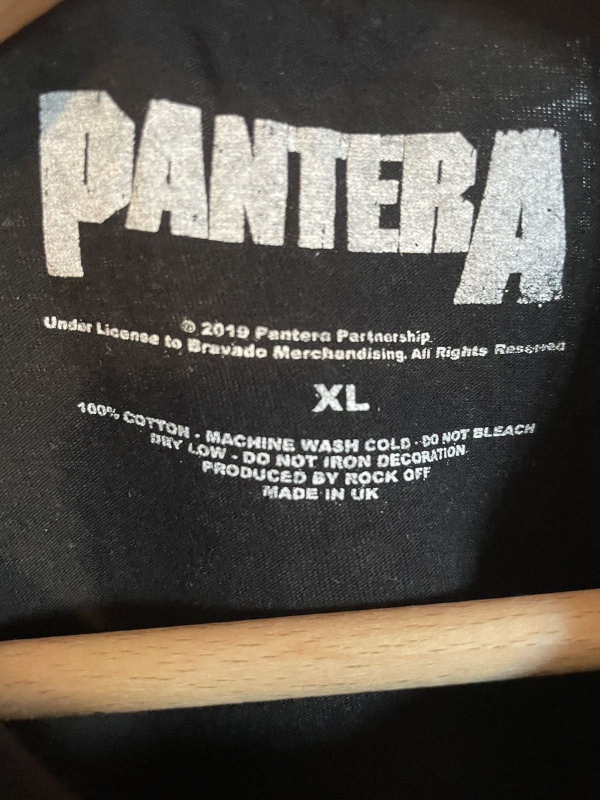 Band Tees Pantera Cowboys from Hell skeleton rodeo trash metal t-shirt Size US XL / EU 56 / 4 - 5 Thumbnail