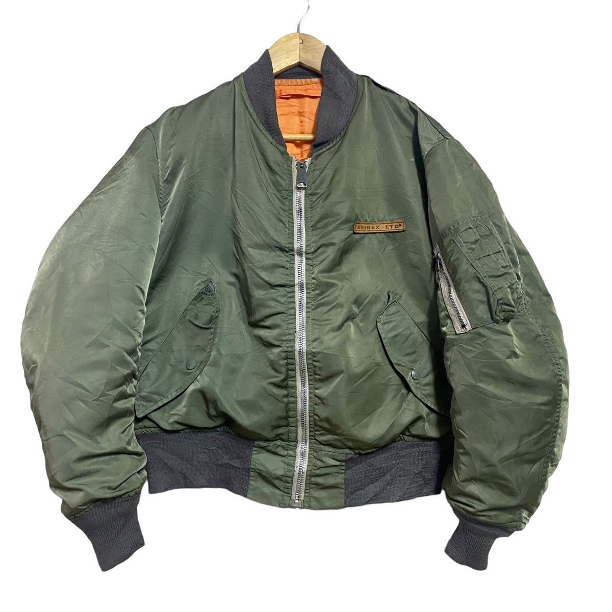 Avirex 🔥 VINTAGE AVIREX MA-1 REVERSIBLE BOMBER JACKET MADE