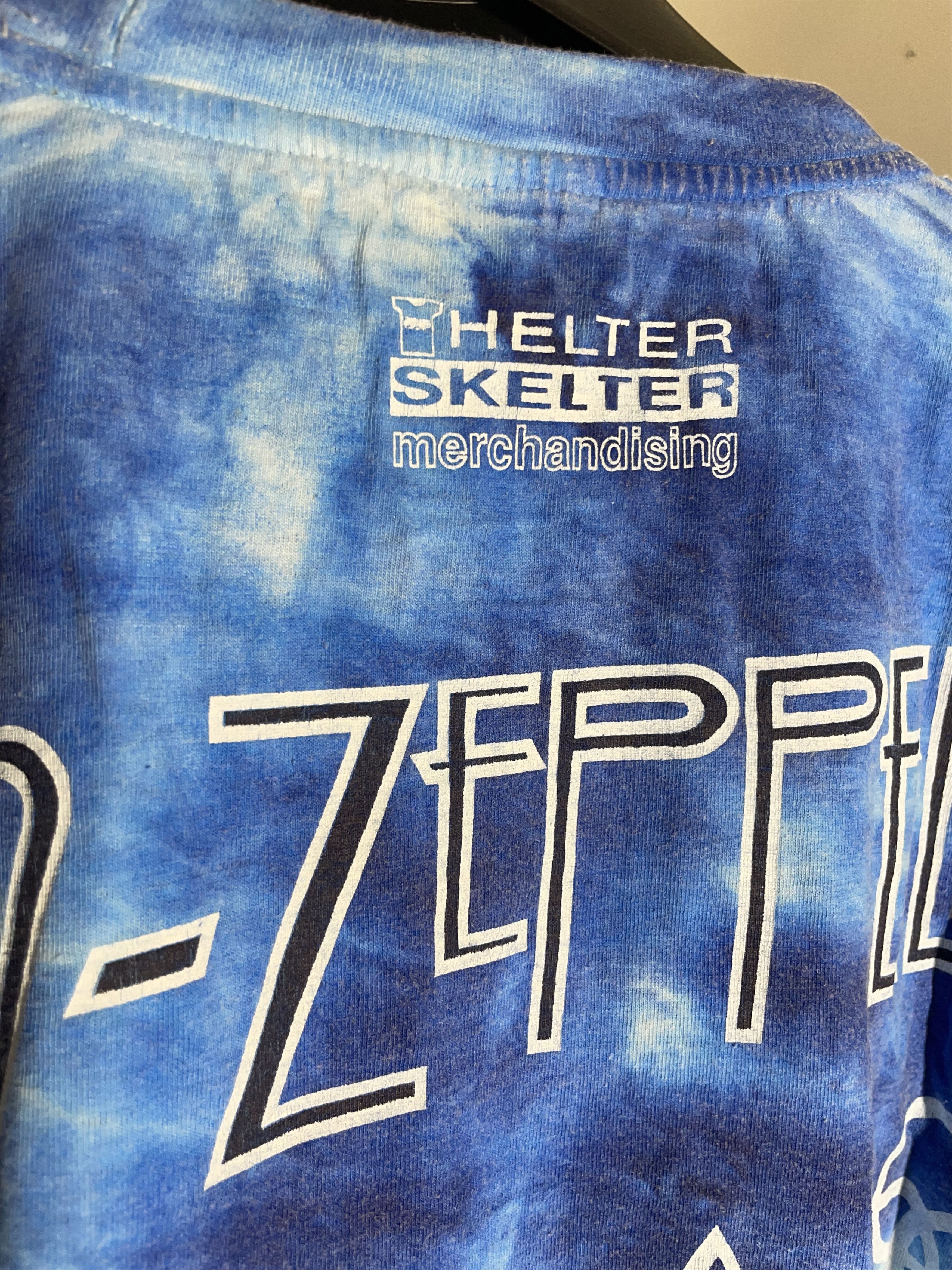 Band Tees Vintage Led Zeppelin Tie Dye Icarus x Helter Skelter 90 Tee Size US XL / EU 56 / 4 - 6 Thumbnail