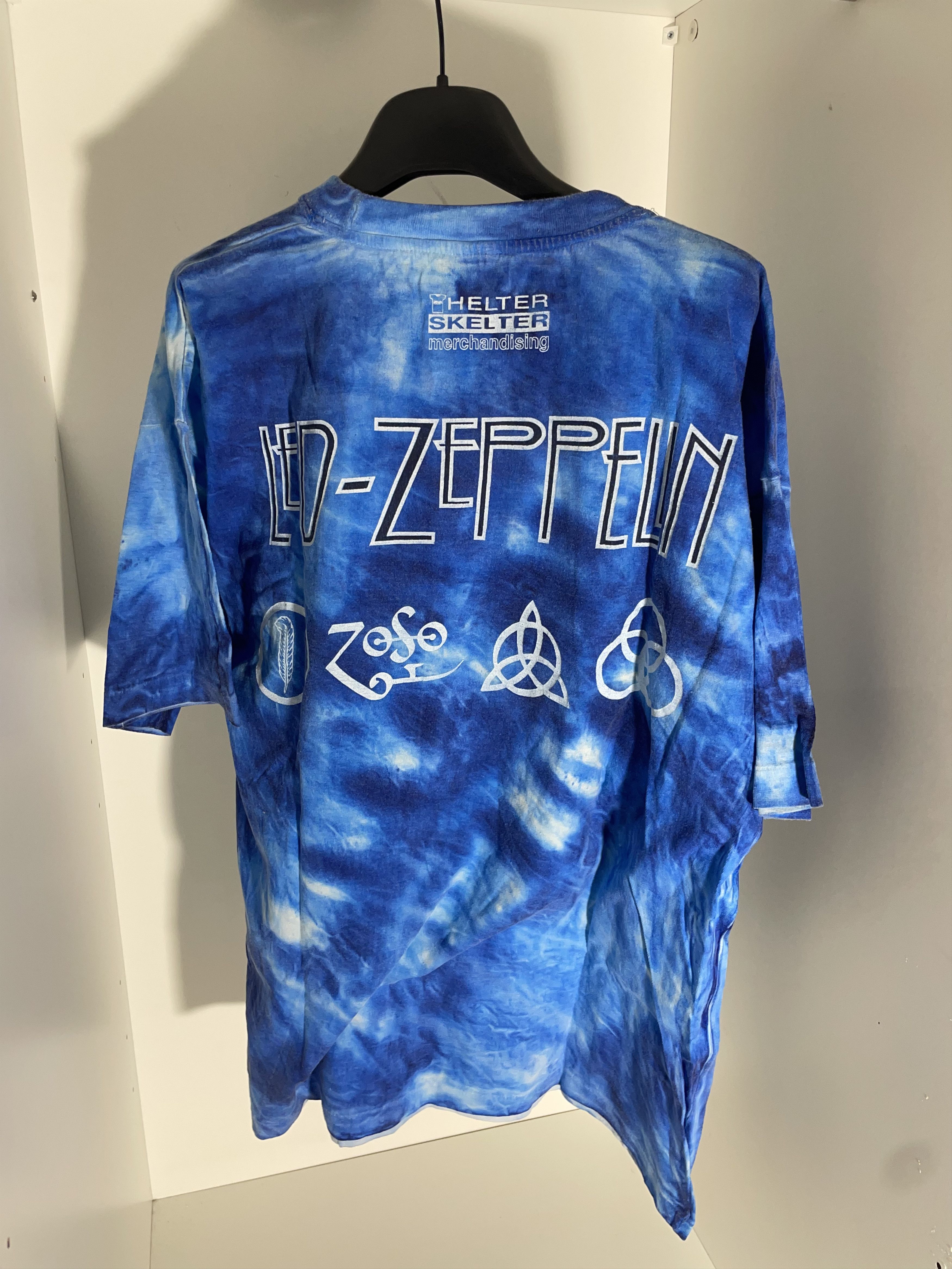 Band Tees Vintage Led Zeppelin Tie Dye Icarus x Helter Skelter 90 Tee Size US XL / EU 56 / 4 - 4 Thumbnail