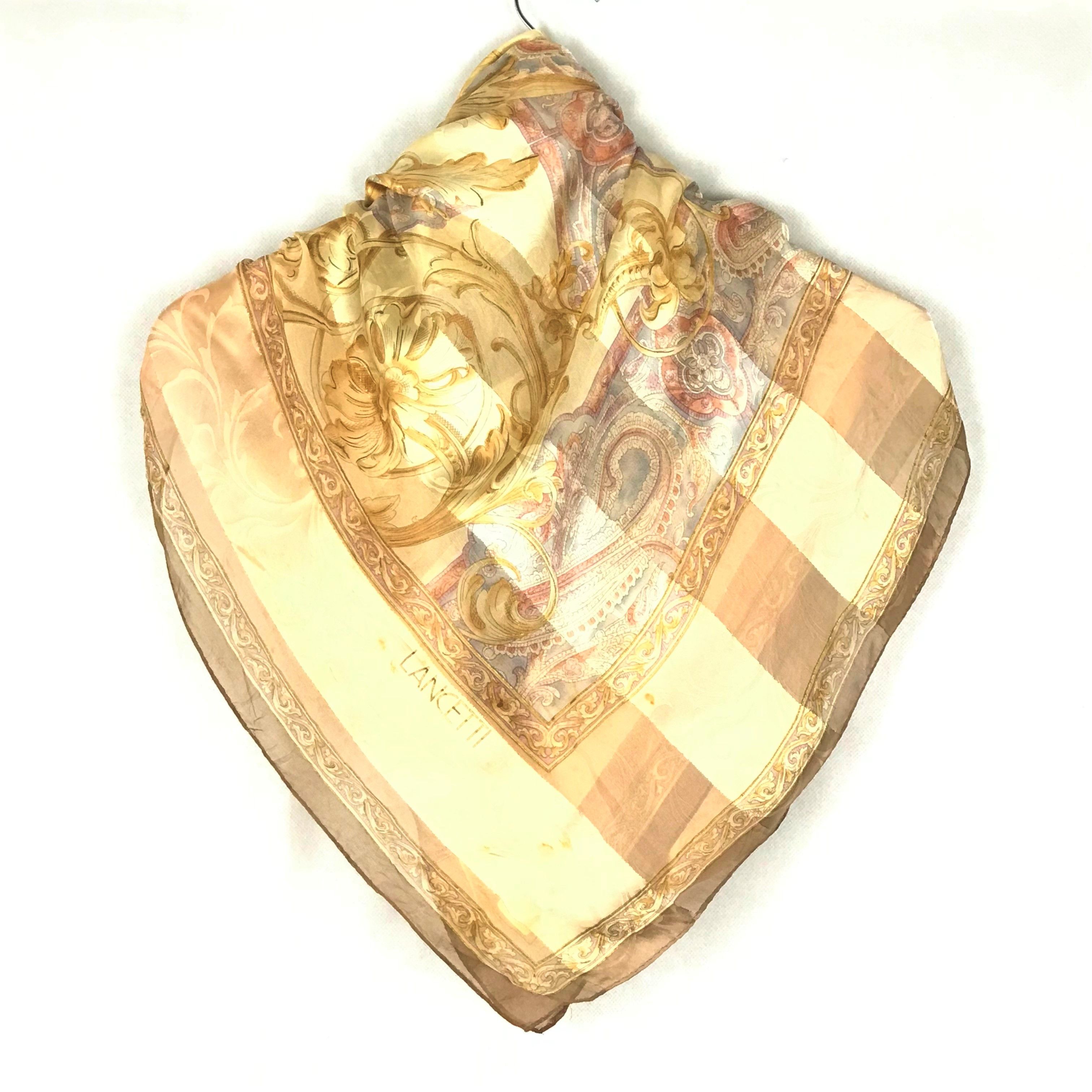 Lancetti Milano silk scarf