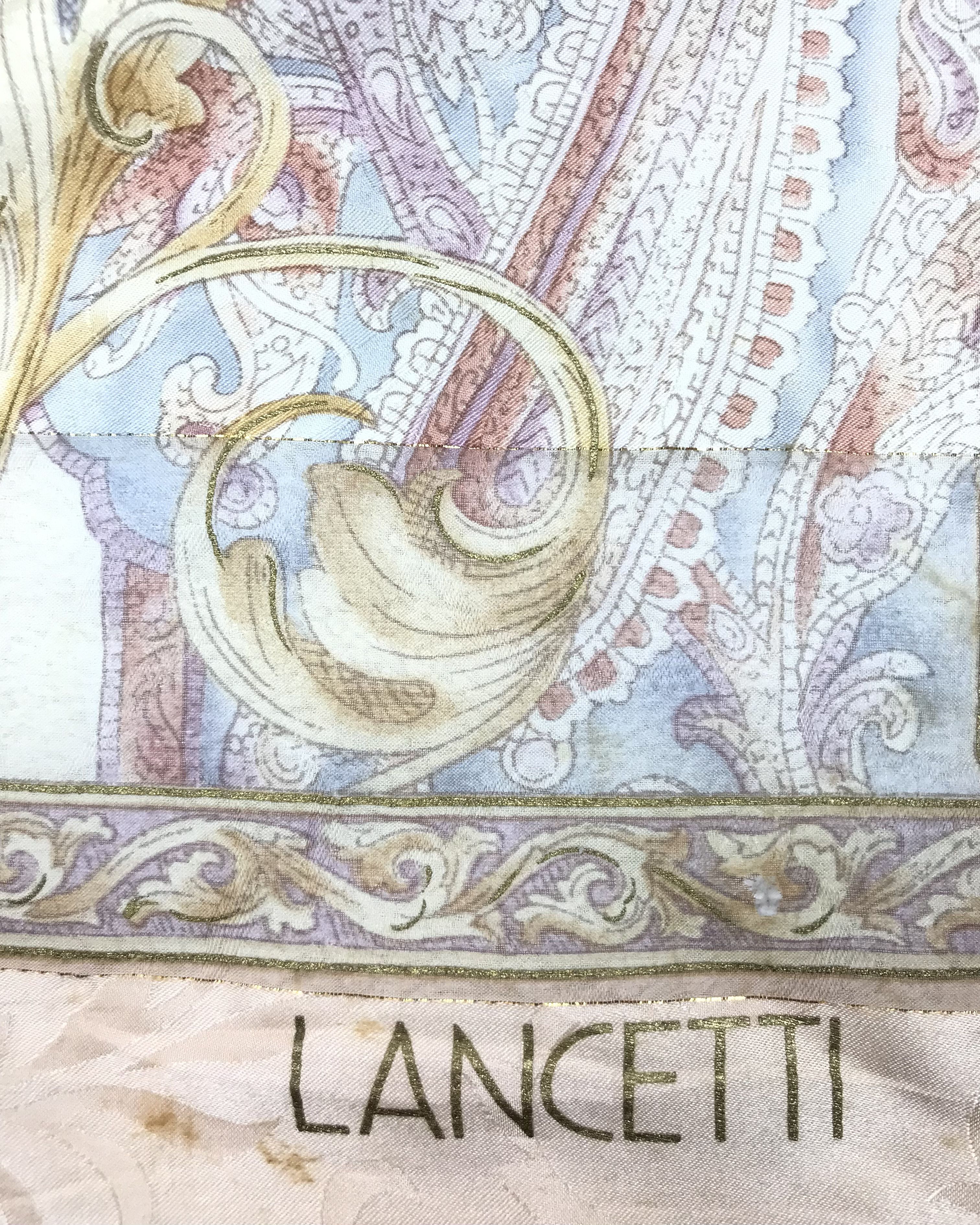 Lancetti Milano silk scarf