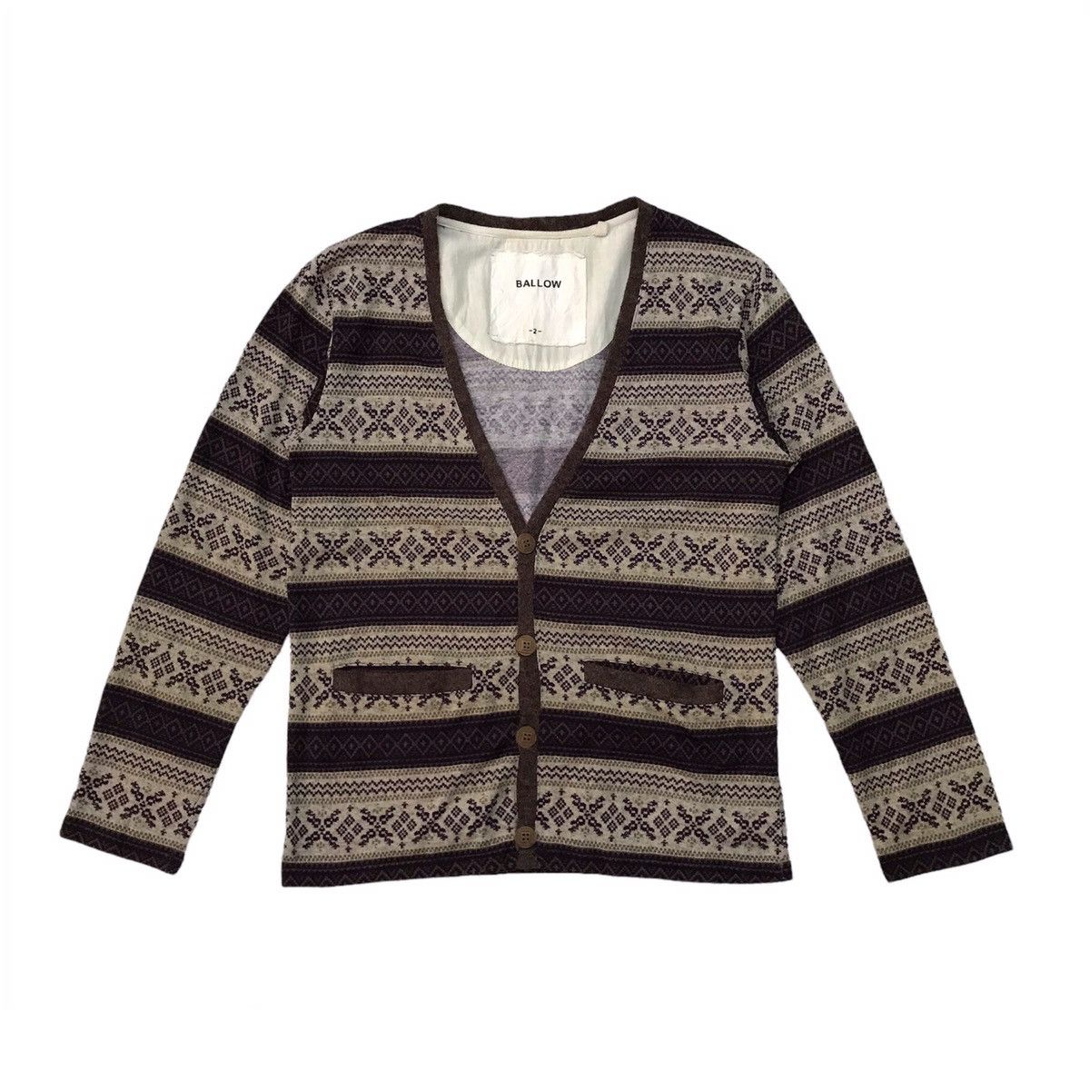 Japanese Brand Ballow Cozy Cardigan Size US M / EU 48-50 / 2 - 1 Thumbnail