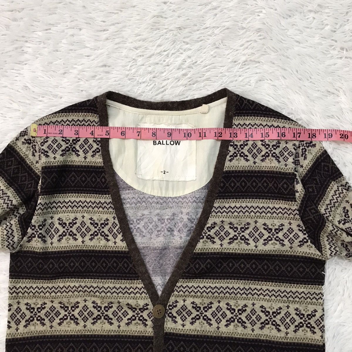 Japanese Brand Ballow Cozy Cardigan Size US M / EU 48-50 / 2 - 17 Thumbnail