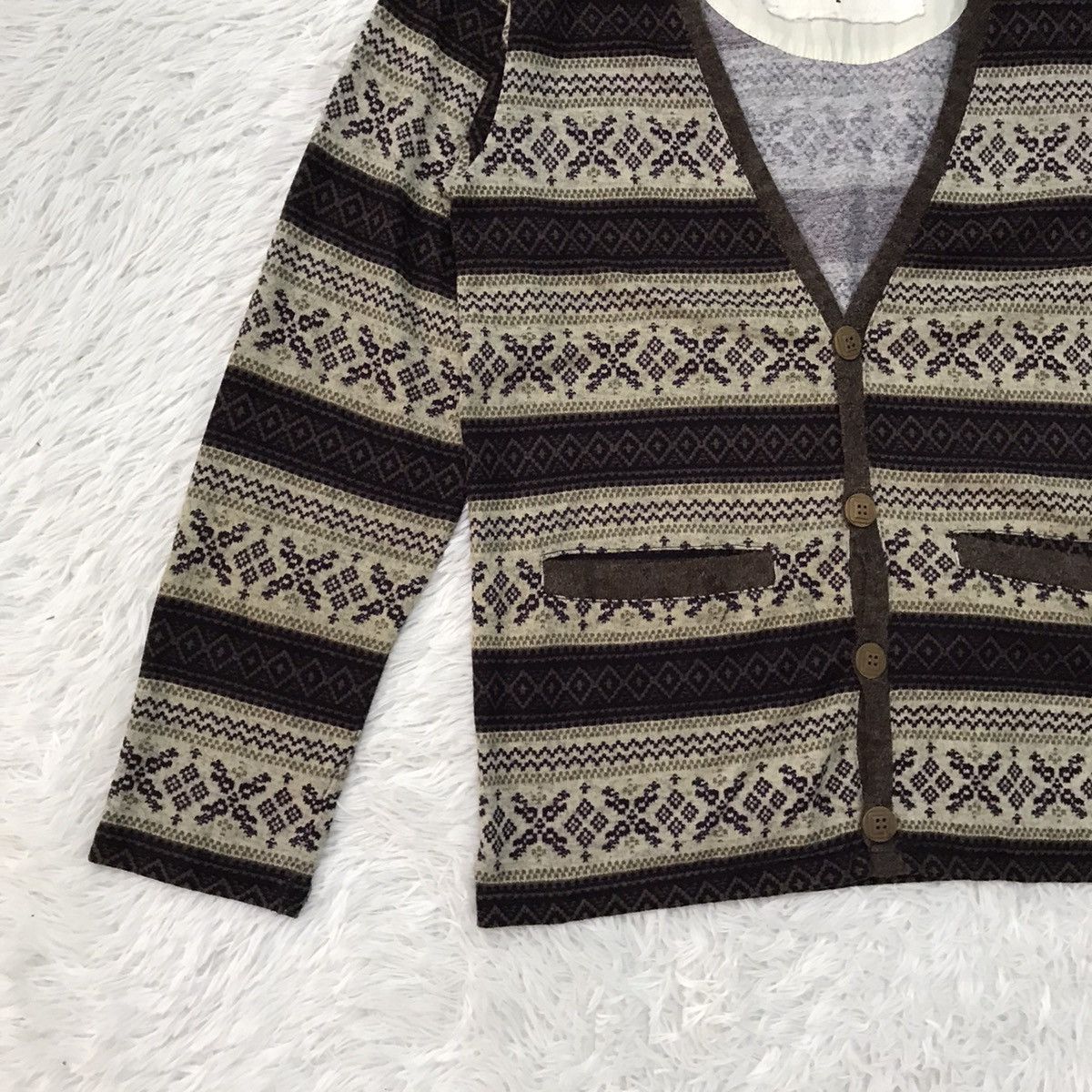 Japanese Brand Ballow Cozy Cardigan Size US M / EU 48-50 / 2 - 5 Thumbnail