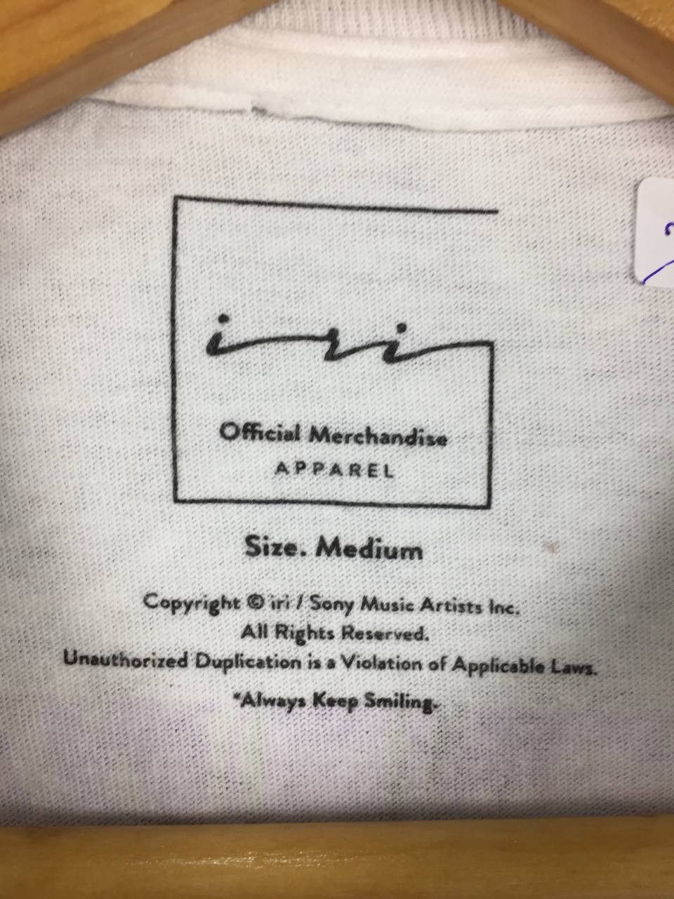 Band Tees iri Japanese Singer Songwriter Freaking Lyrics JPop Band Tee Size US M / EU 48-50 / 2 - 6 Thumbnail