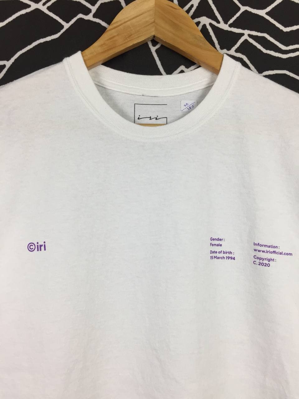 Band Tees iri Japanese Singer Songwriter Freaking Lyrics JPop Band Tee Size US M / EU 48-50 / 2 - 5 Thumbnail
