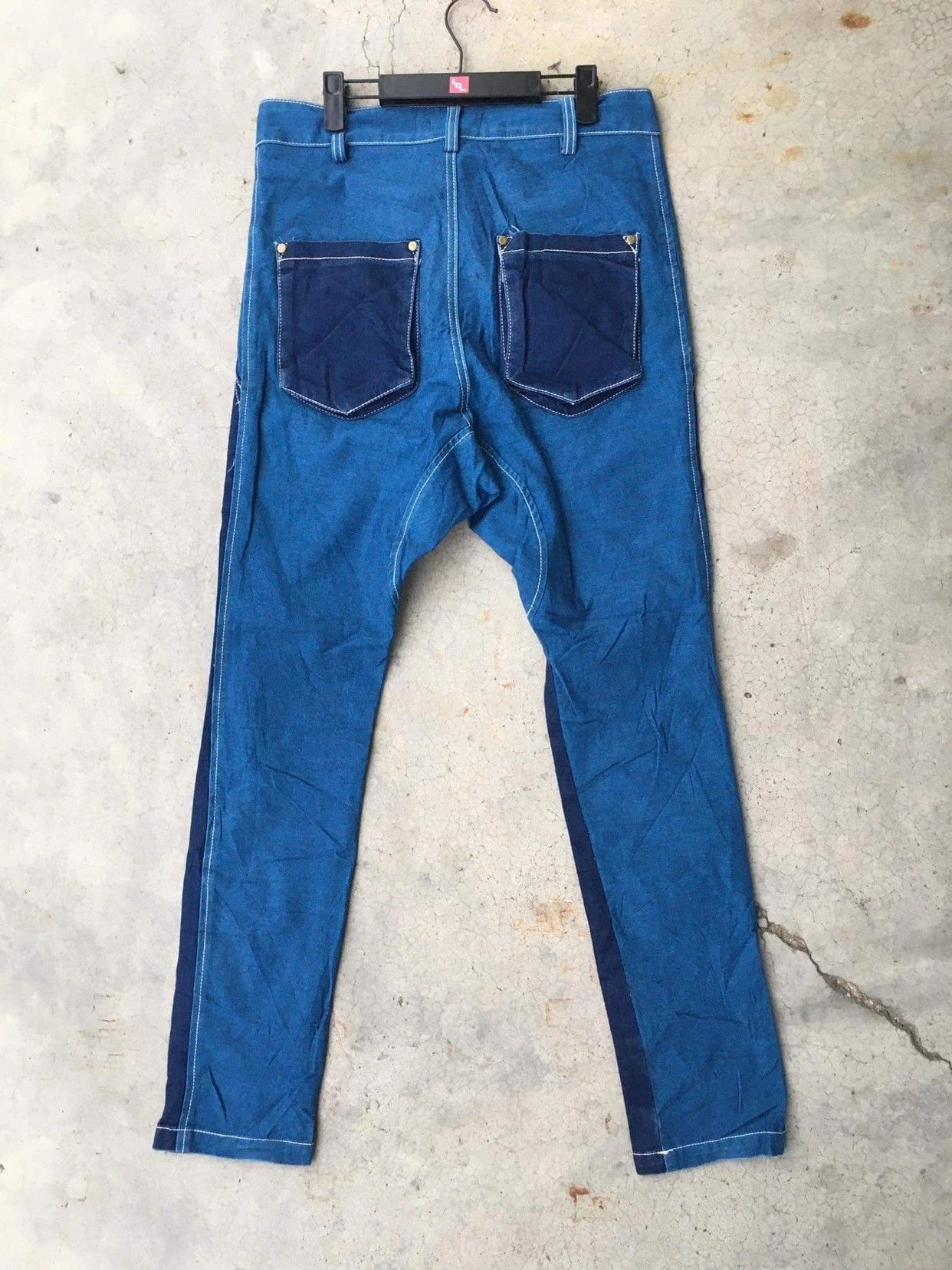 Contr cheapest Cte Jeans Trouser Japanese Style Streetwear