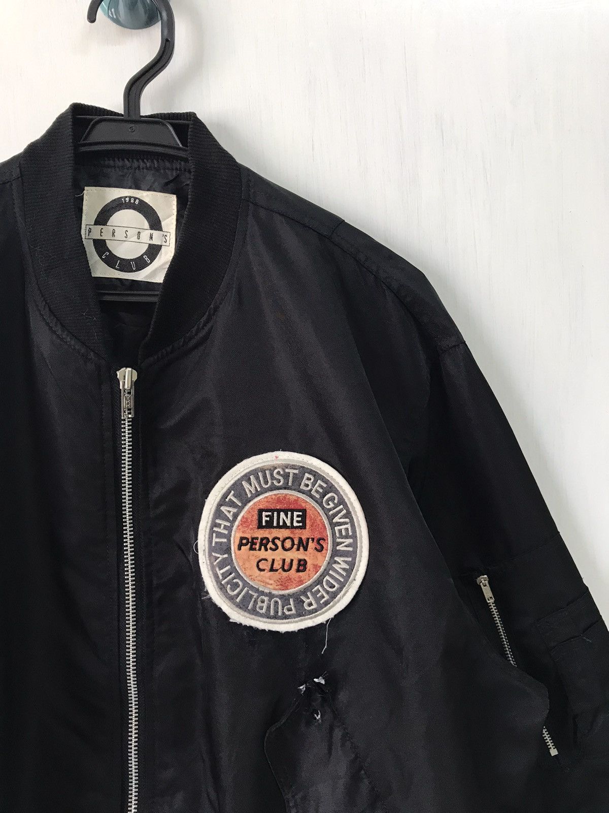 Japanese Brand × PERSON'S 💥Steals💥Vtg Person’s Club Bomber Jacket Size US L / EU 52-54 / 3 - 5 Thumbnail