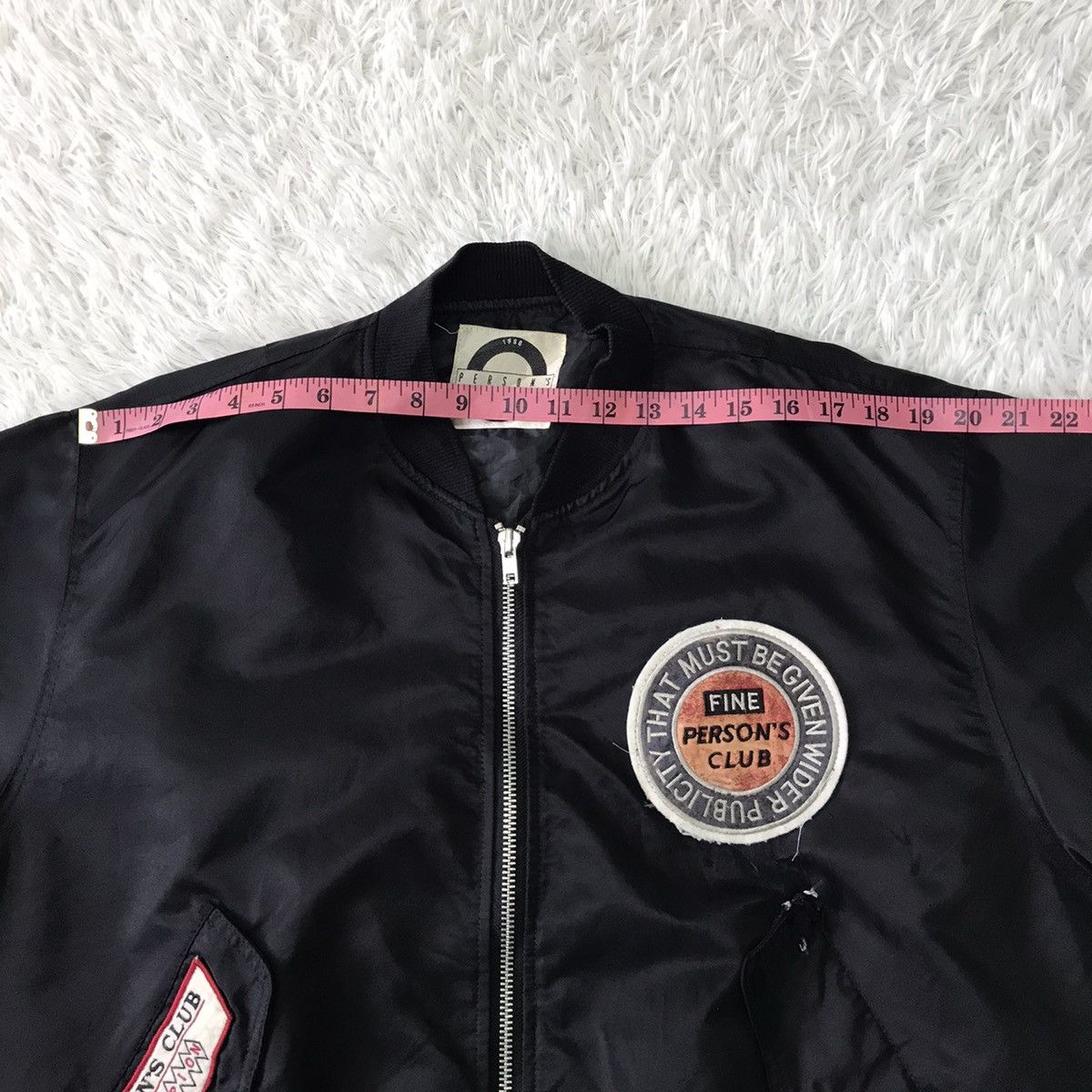 Japanese Brand × PERSON'S 💥Steals💥Vtg Person’s Club Bomber Jacket Size US L / EU 52-54 / 3 - 18 Thumbnail