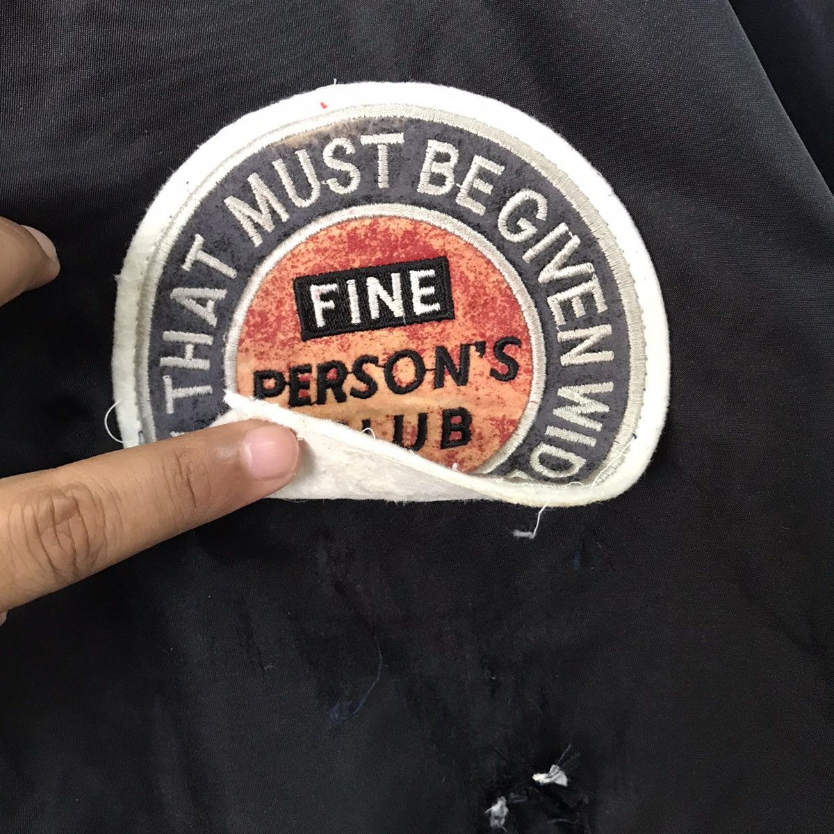 Japanese Brand × PERSON'S 💥Steals💥Vtg Person’s Club Bomber Jacket Size US L / EU 52-54 / 3 - 7 Thumbnail