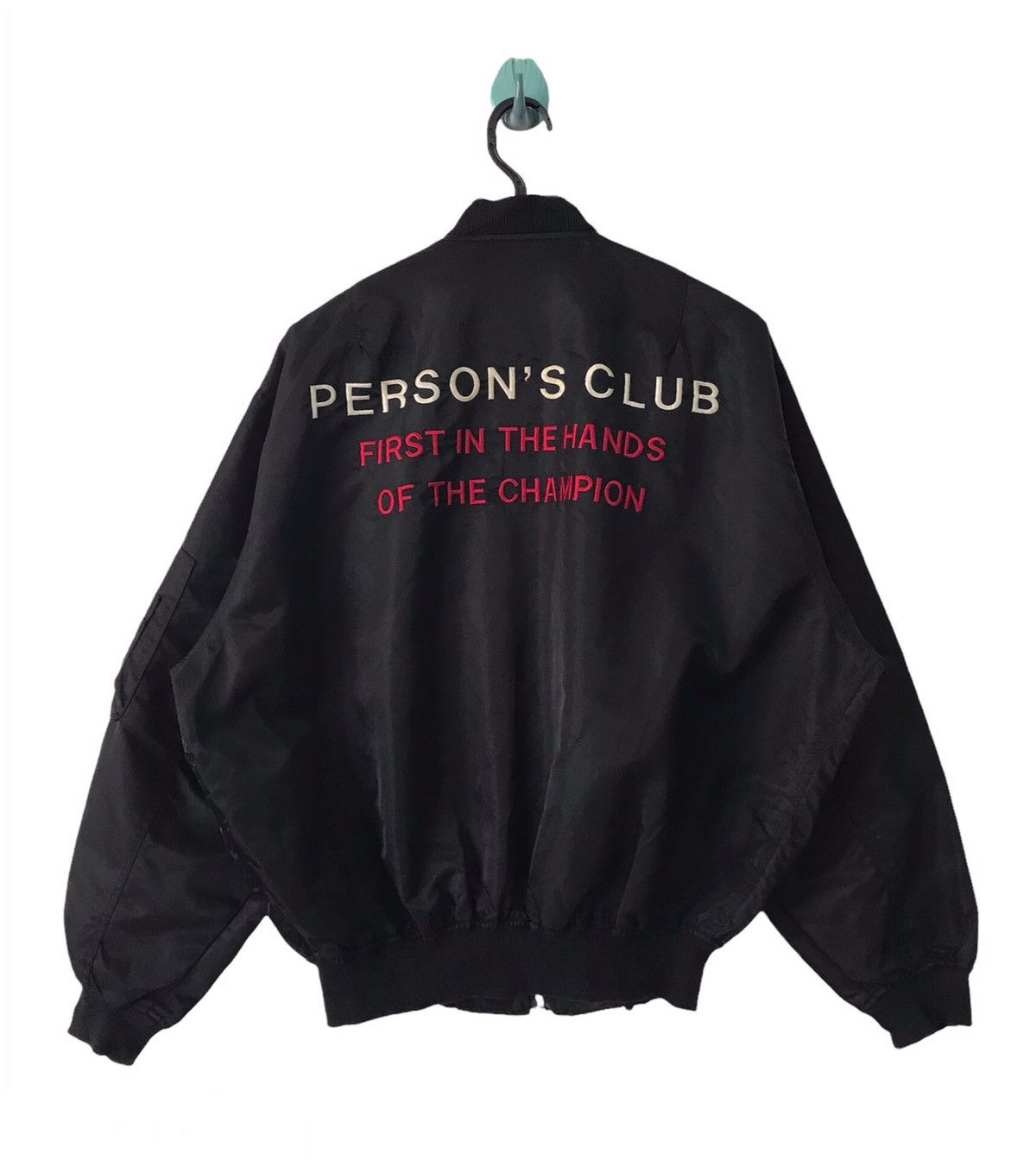 Japanese Brand × PERSON'S 💥Steals💥Vtg Person’s Club Bomber Jacket Size US L / EU 52-54 / 3 - 2 Thumbnail