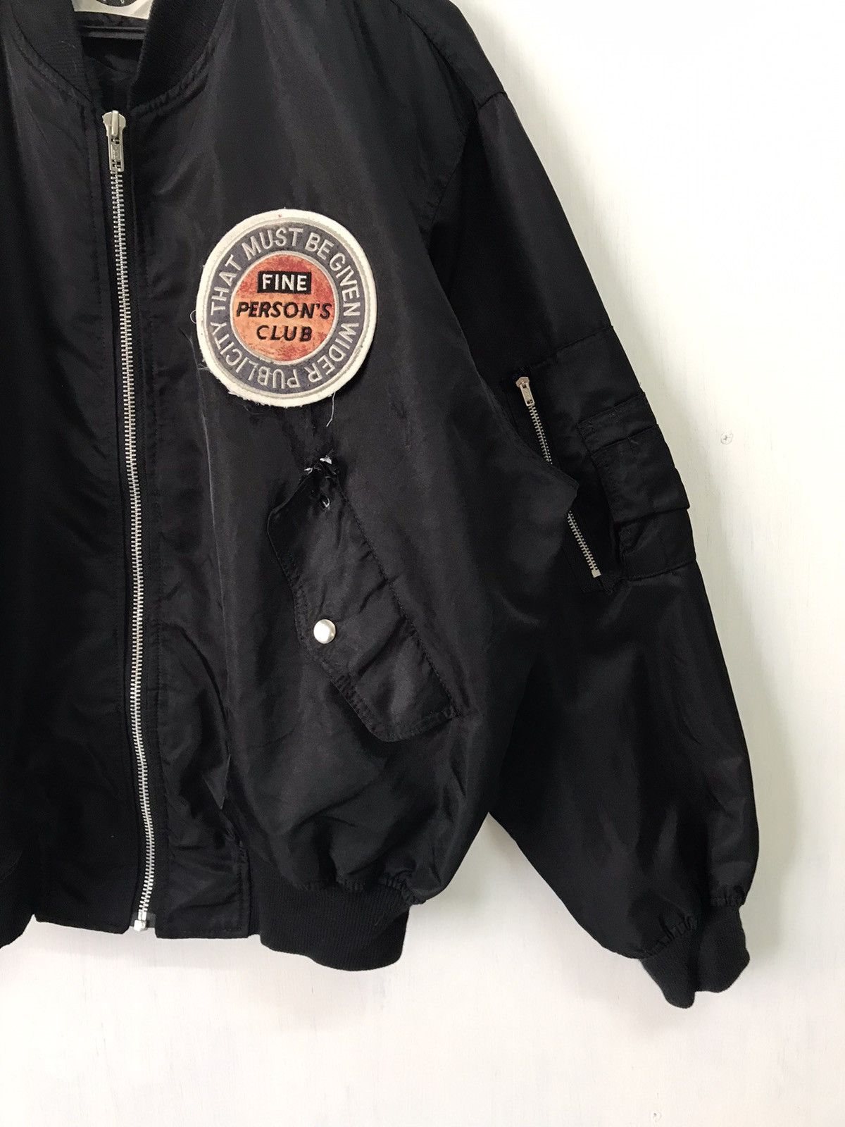 Japanese Brand × PERSON'S 💥Steals💥Vtg Person’s Club Bomber Jacket Size US L / EU 52-54 / 3 - 4 Thumbnail