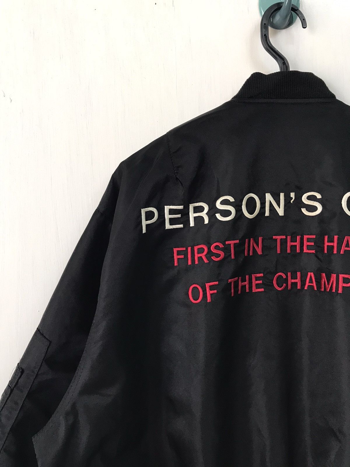 Japanese Brand × PERSON'S 💥Steals💥Vtg Person’s Club Bomber Jacket Size US L / EU 52-54 / 3 - 12 Thumbnail