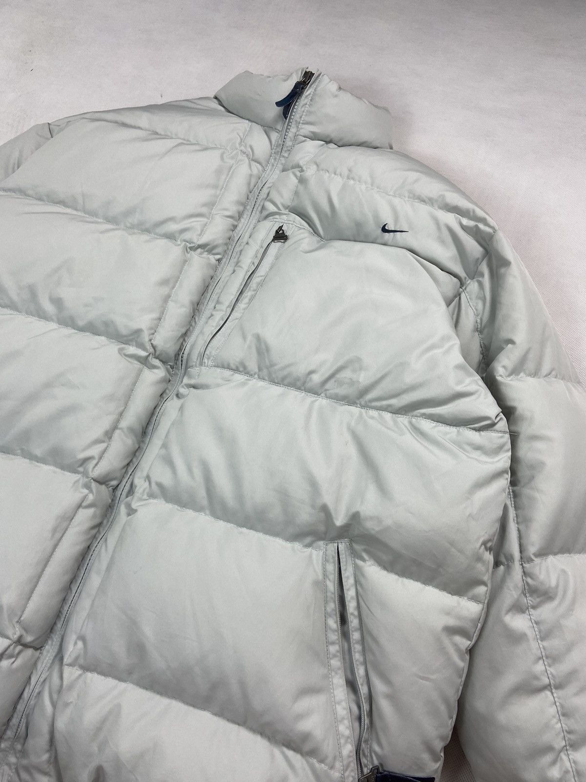 Nike × Vintage Nike Vintage Puffer Jacket ACG Swoosh 90s Streetwear Y2K Size US L / EU 52-54 / 3 - 3 Thumbnail