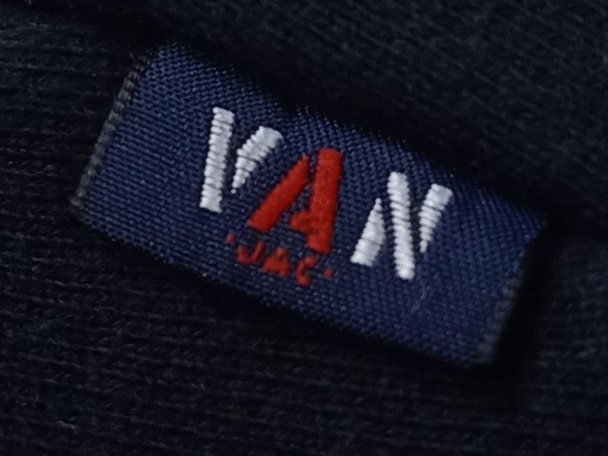 Japanese Brand × Van VAN JAC Iconic Embroidered Big Logo Black Color S Sweatshirt Size US S / EU 44-46 / 1 - 7 Thumbnail