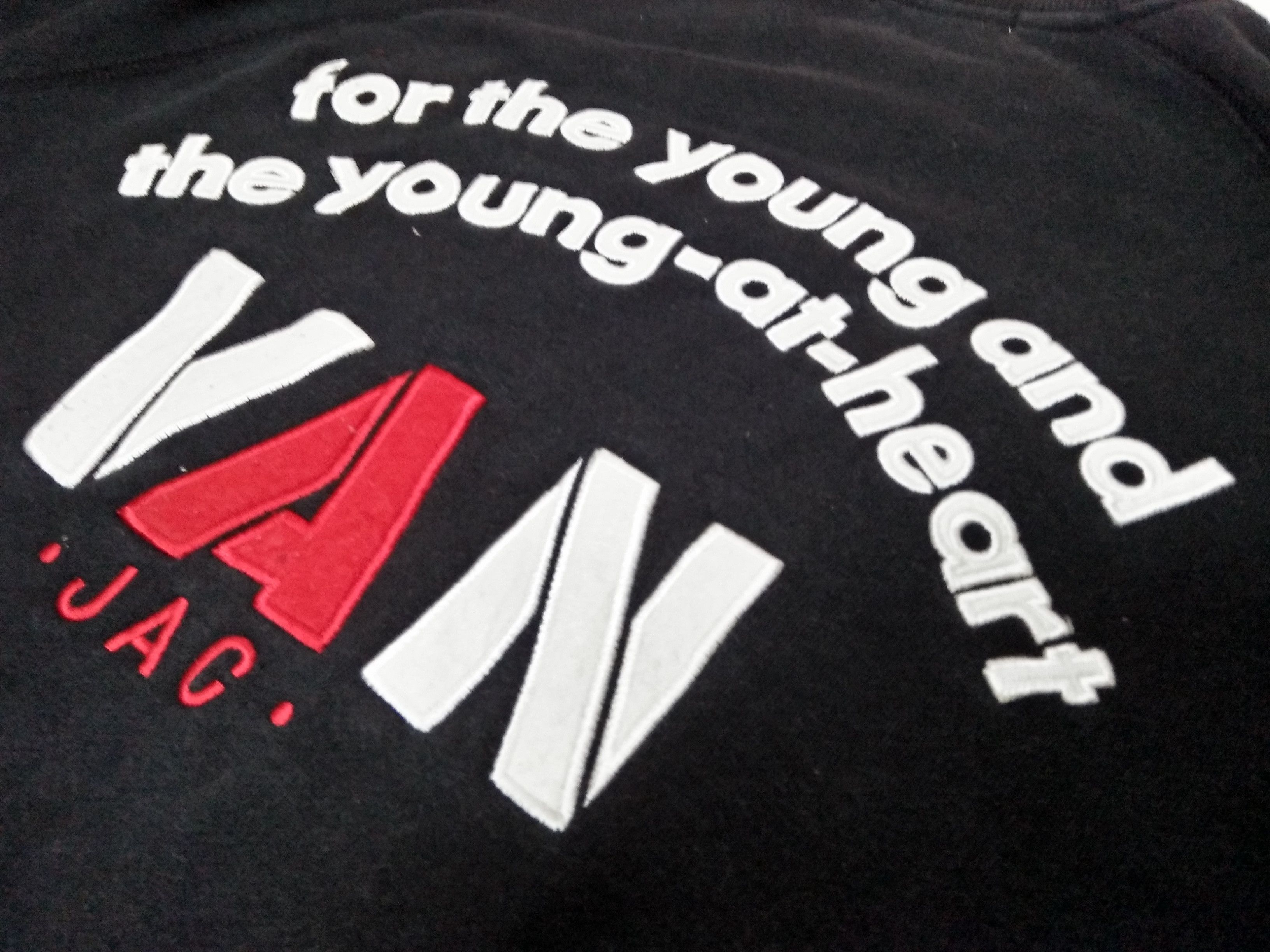 Japanese Brand × Van VAN JAC Iconic Embroidered Big Logo Black Color S Sweatshirt Size US S / EU 44-46 / 1 - 5 Thumbnail