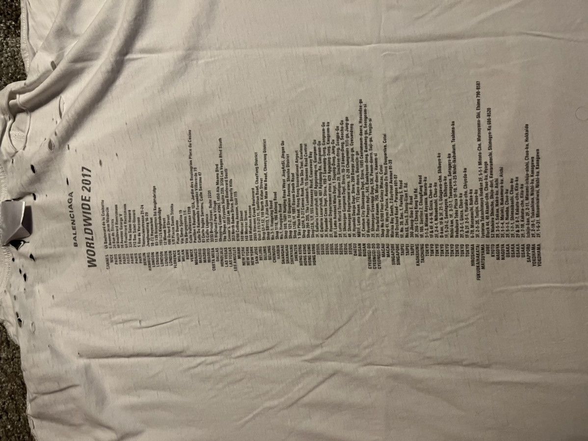 Balenciaga x Colette t shirt 2017