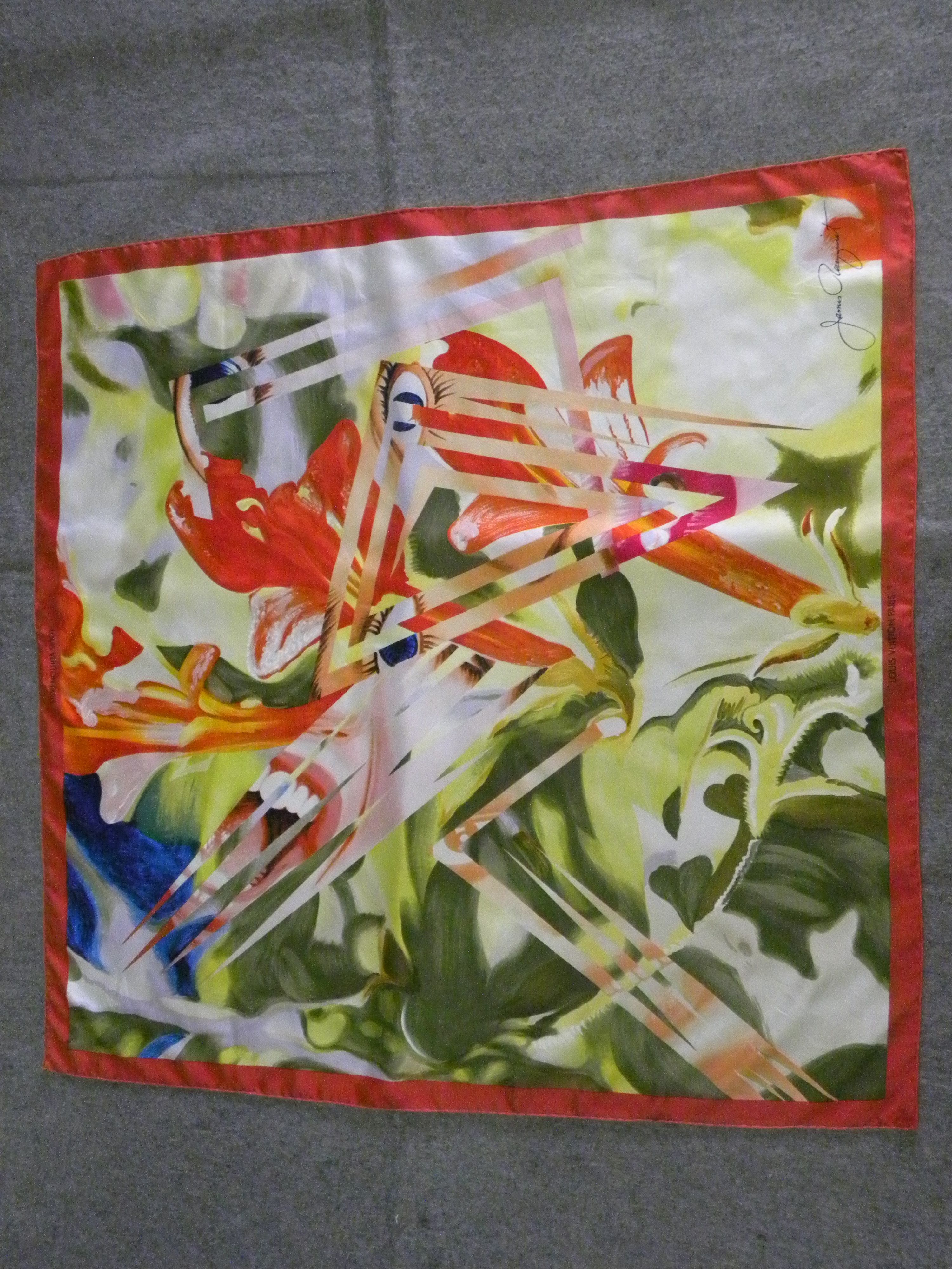 Louis Vuitton James Rosenquist Silk Scarf | Grailed