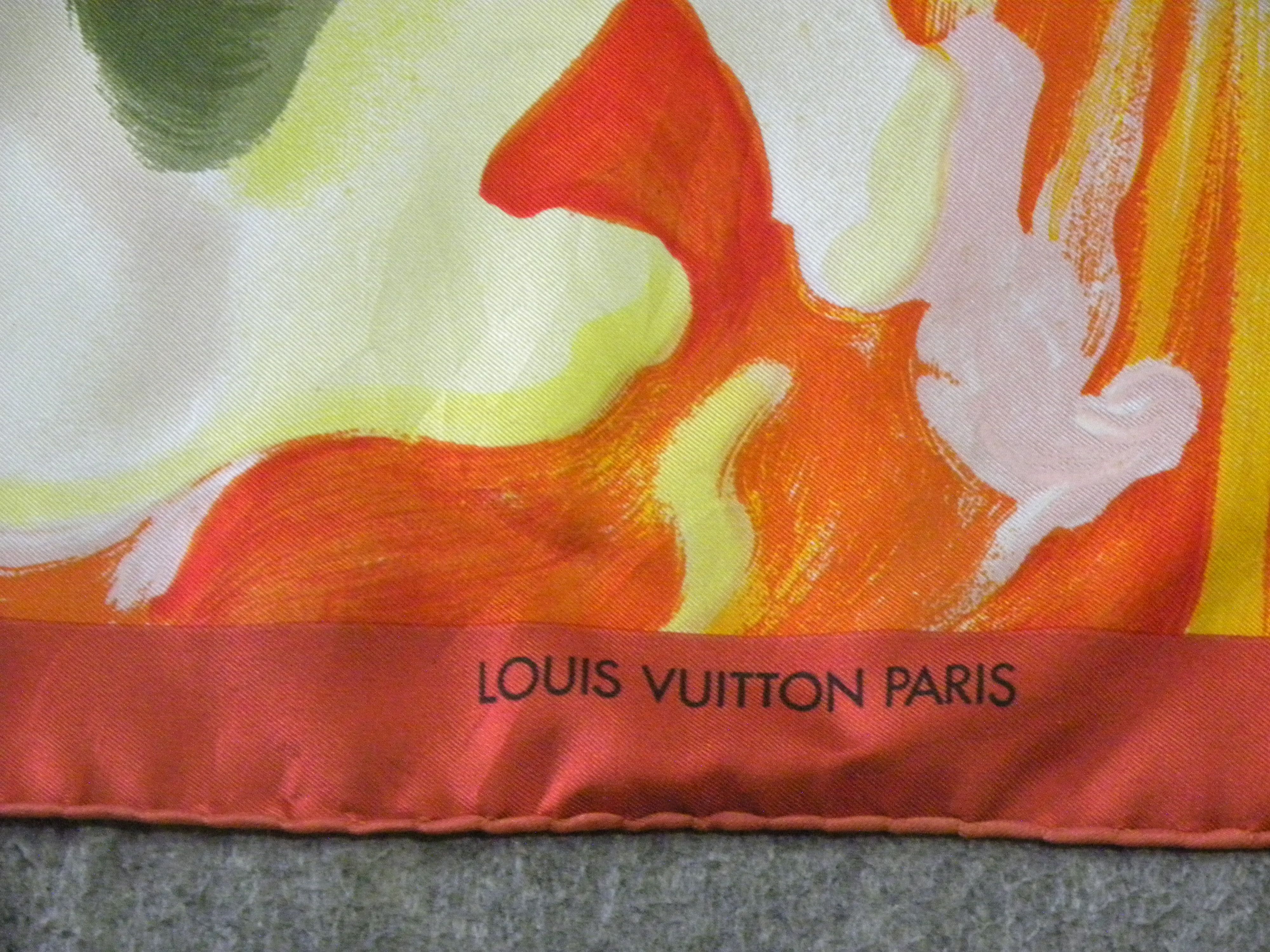 LOUIS VUITTON 大判シルクスカーフ/James Rosenquist